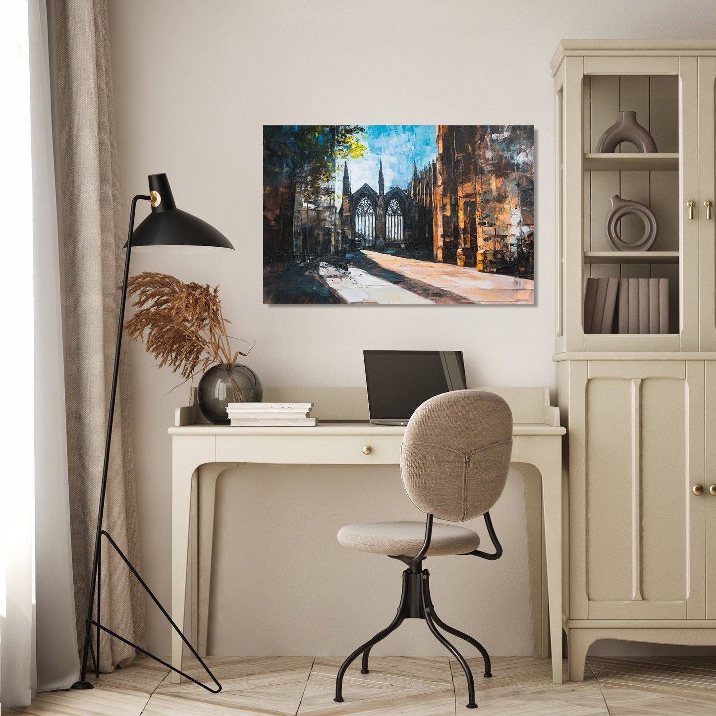 Coventry Cathedral Contrast Canvas