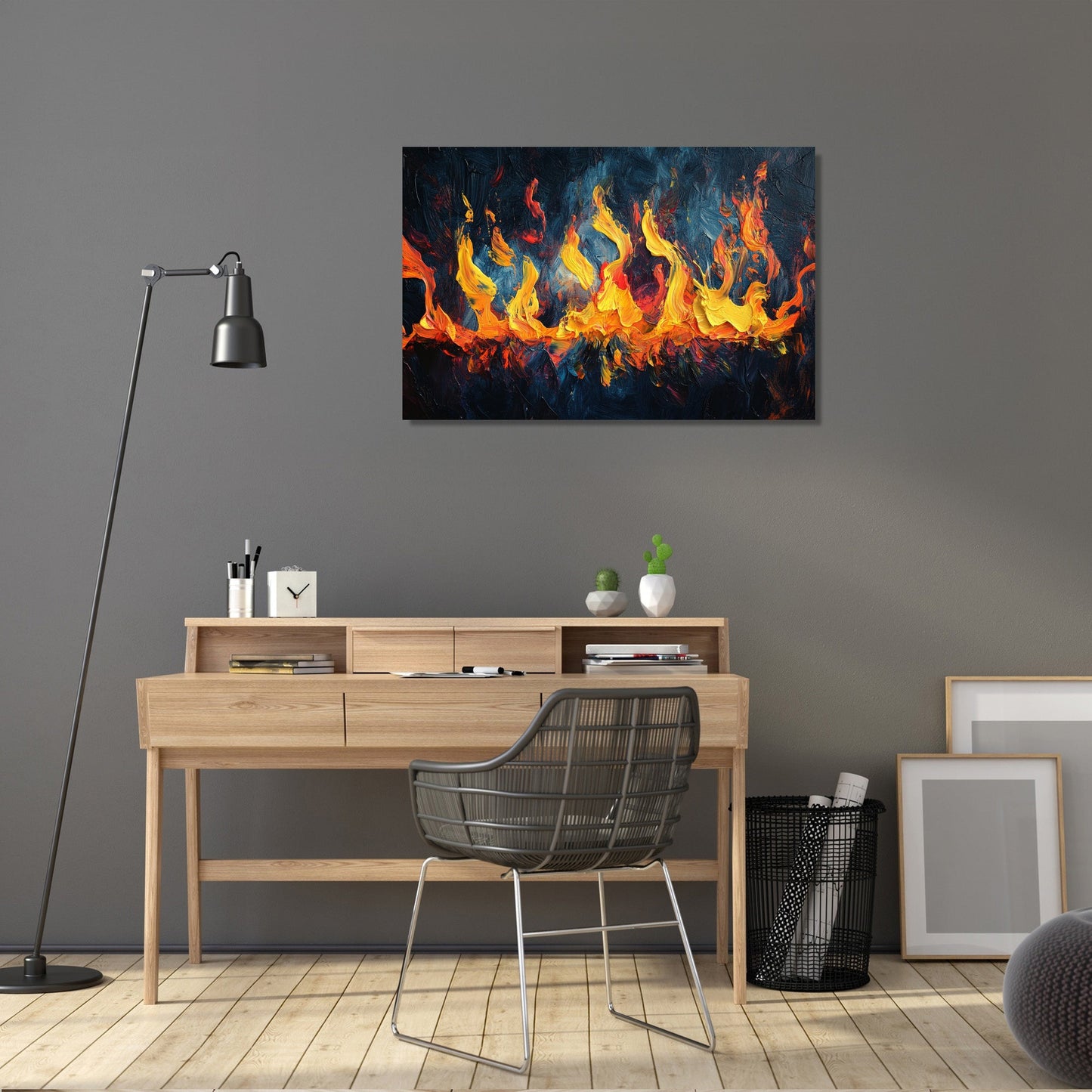 Dancing Flames Canvas