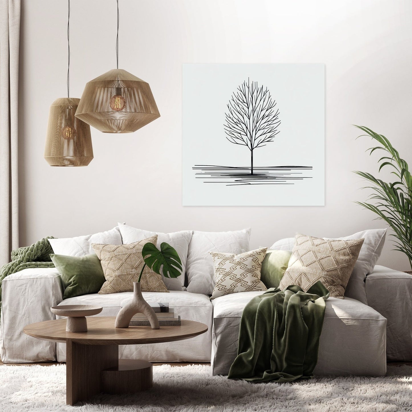 Solitary Tree Canvas