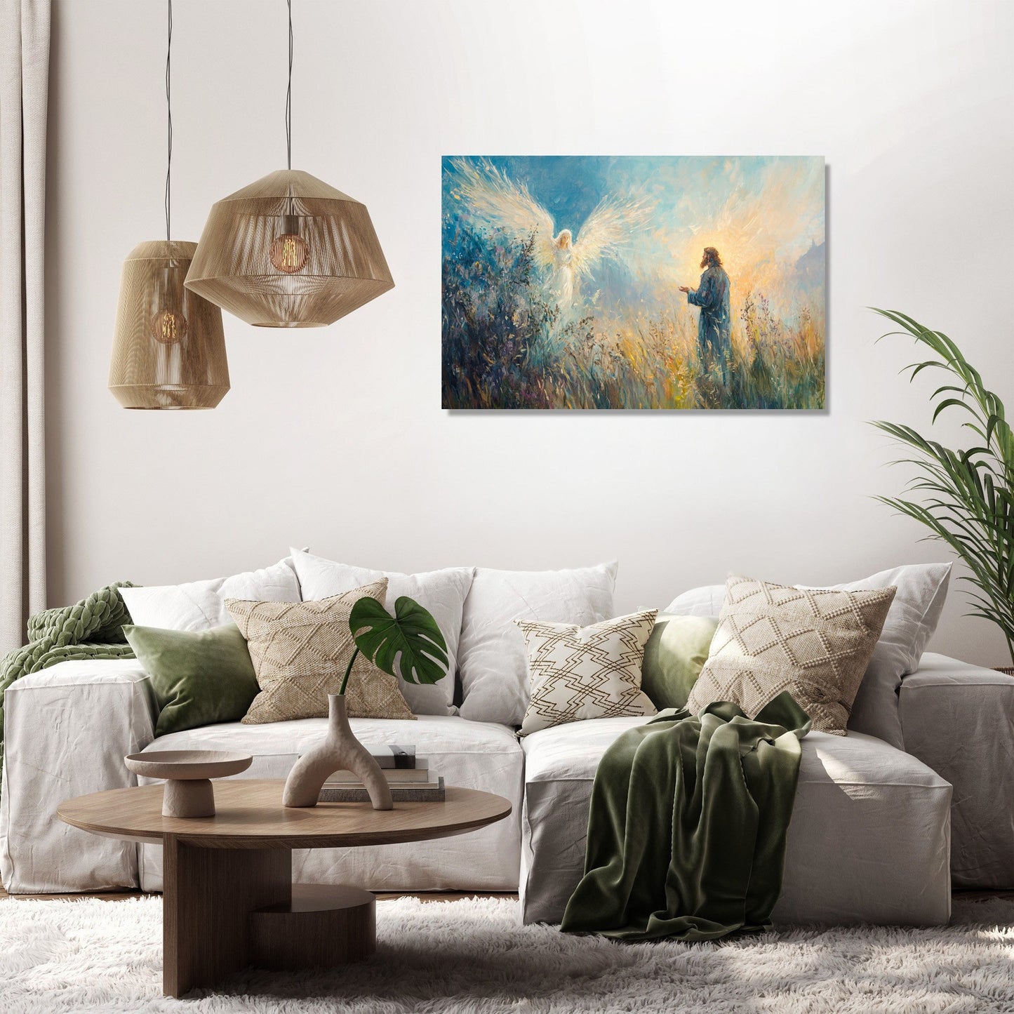Saint David's Angelic Canvas