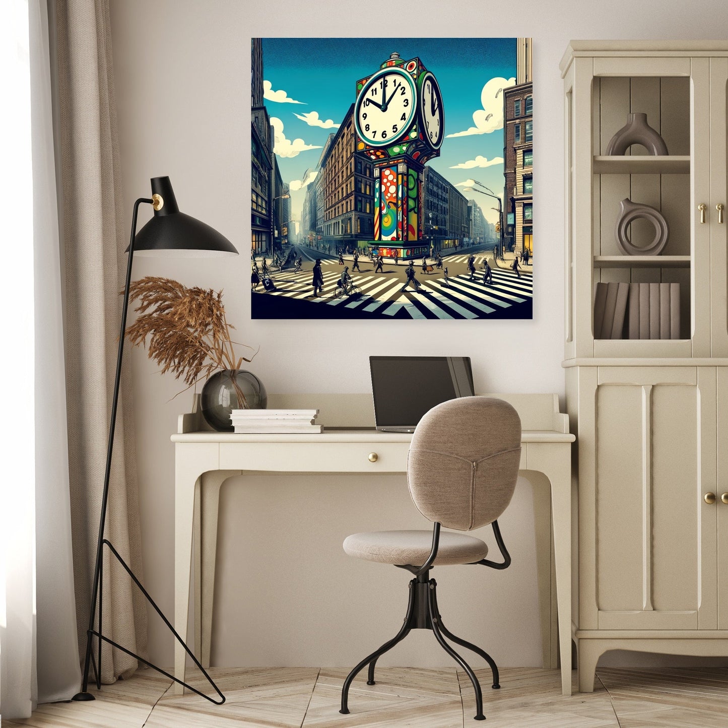 Time's Whimsy Avenue Canvas