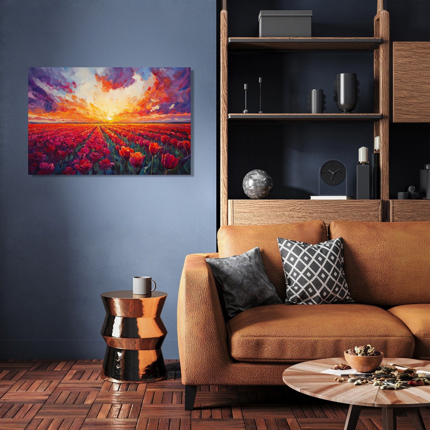Sunset Tulip Canvas