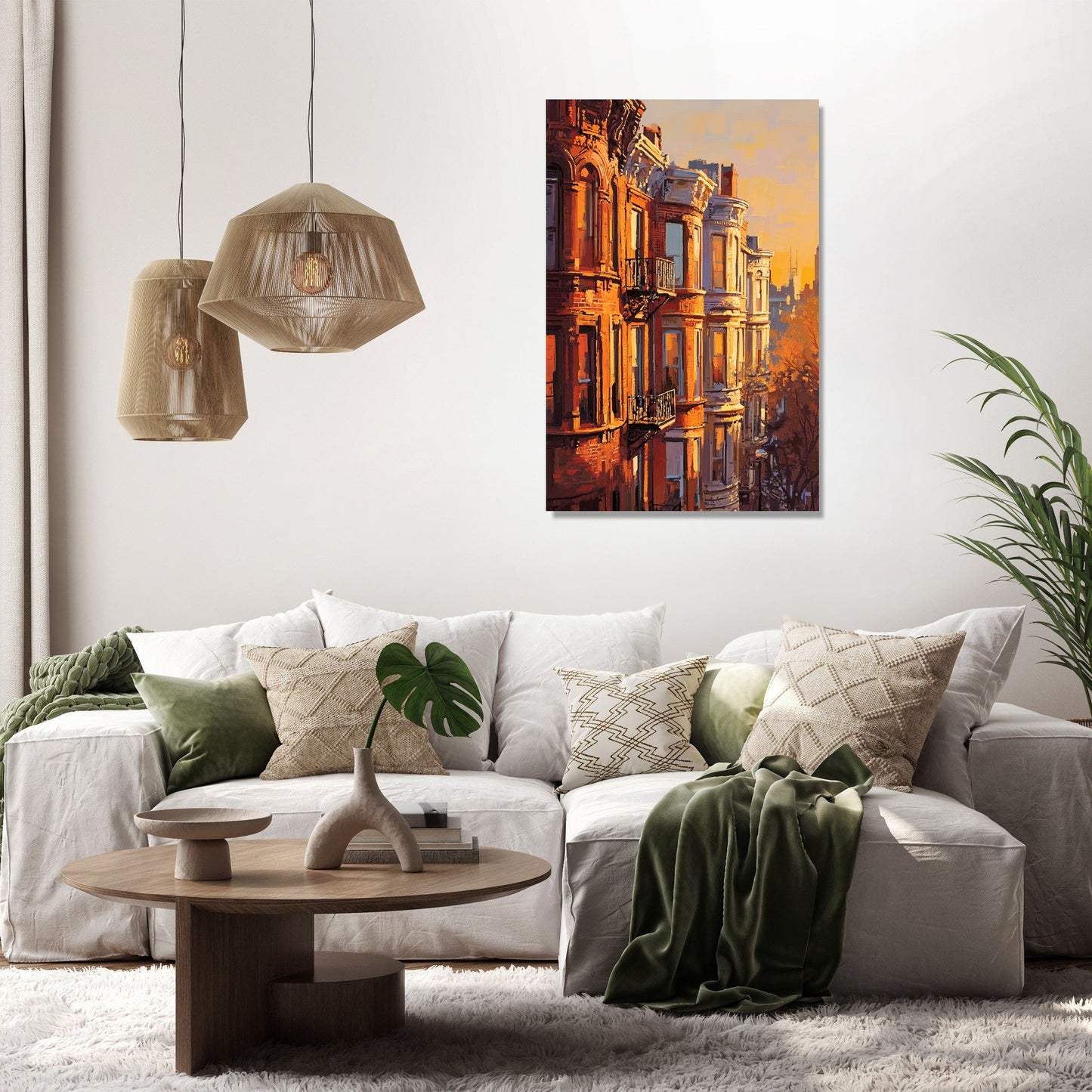 Victorian Brickwork Canvas