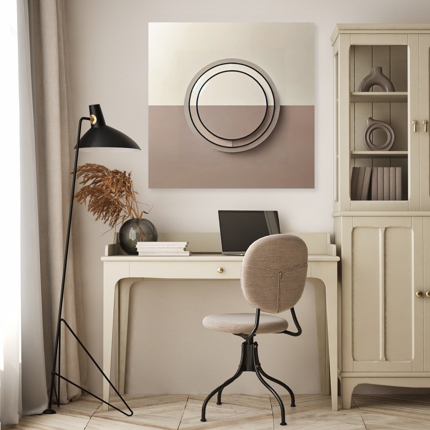 Modern Circle Canvas