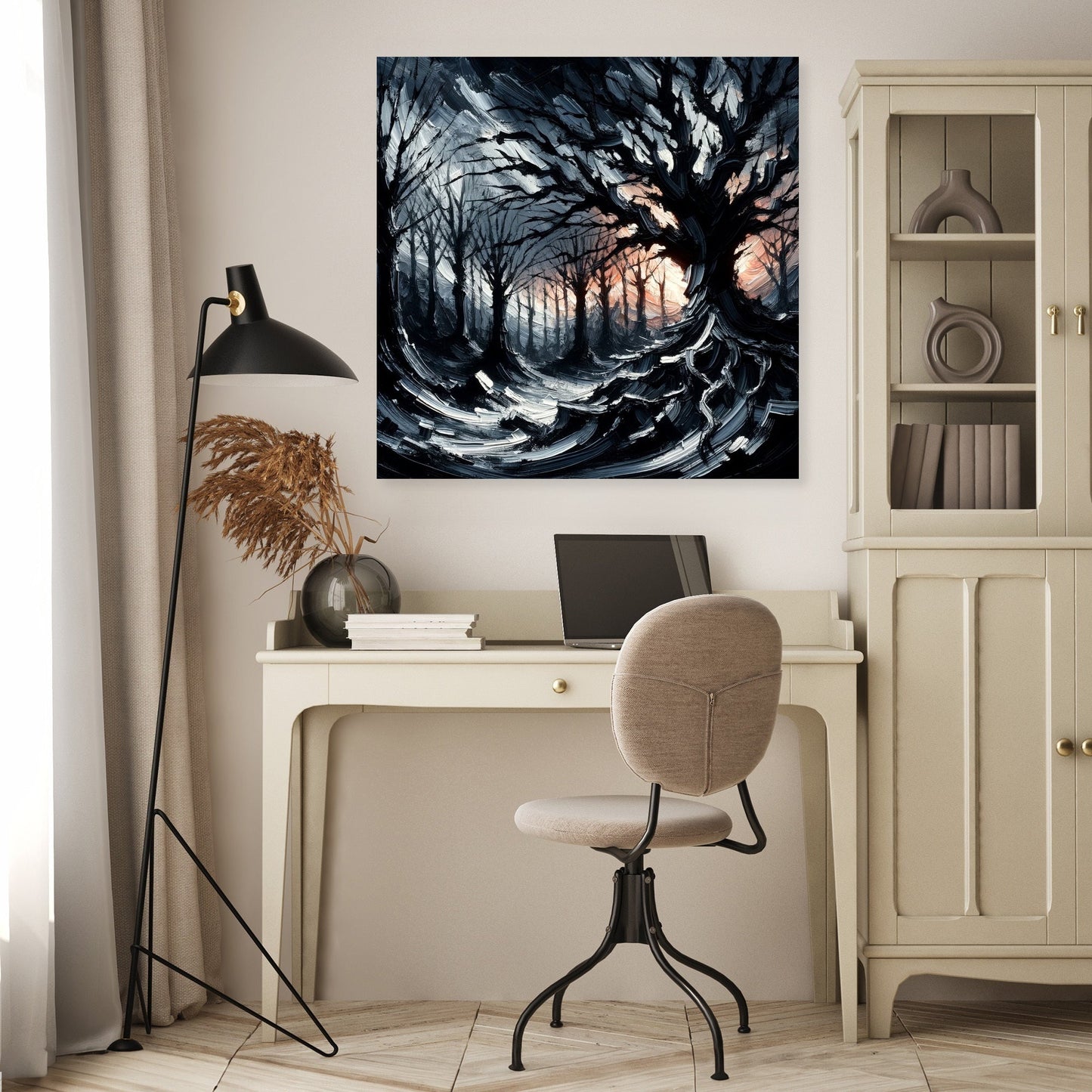 Gothic Twilight Forest Canvas