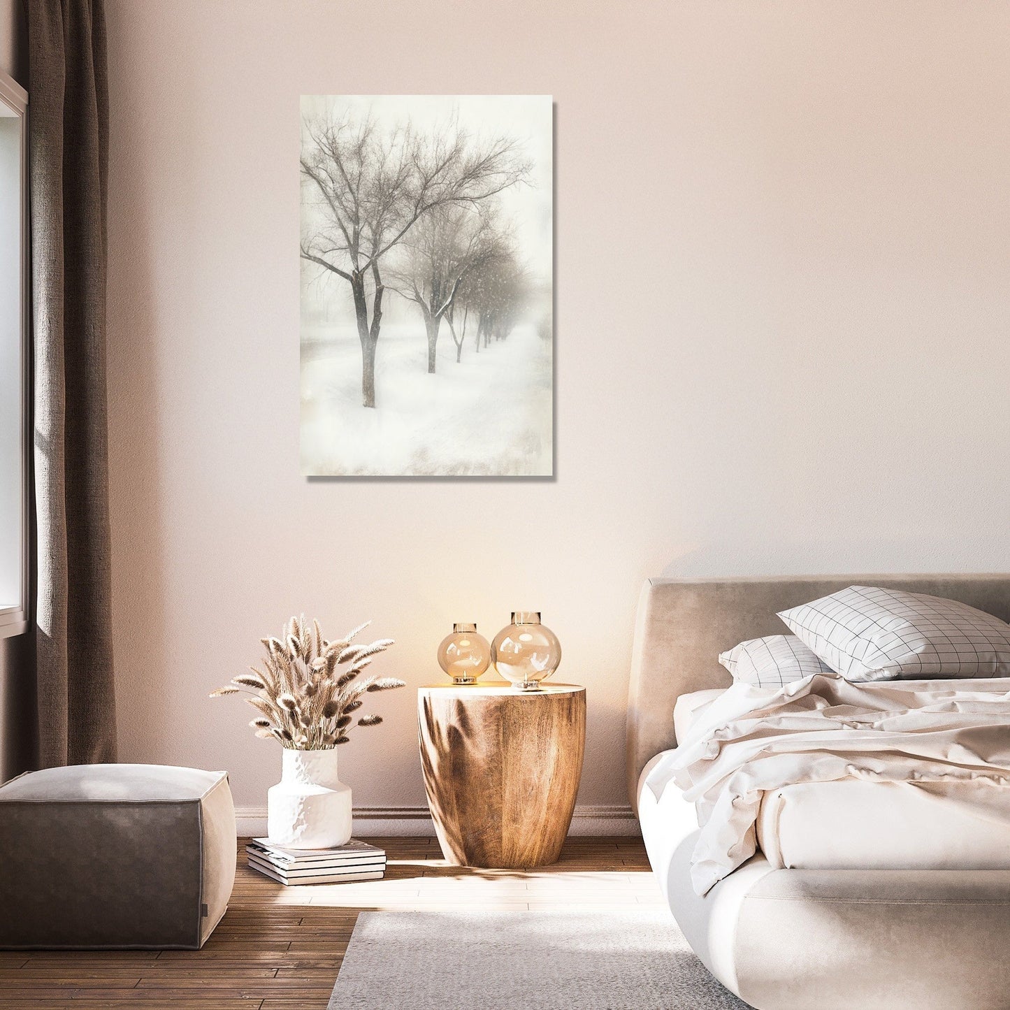 Enchanted Winter Trees Canvas