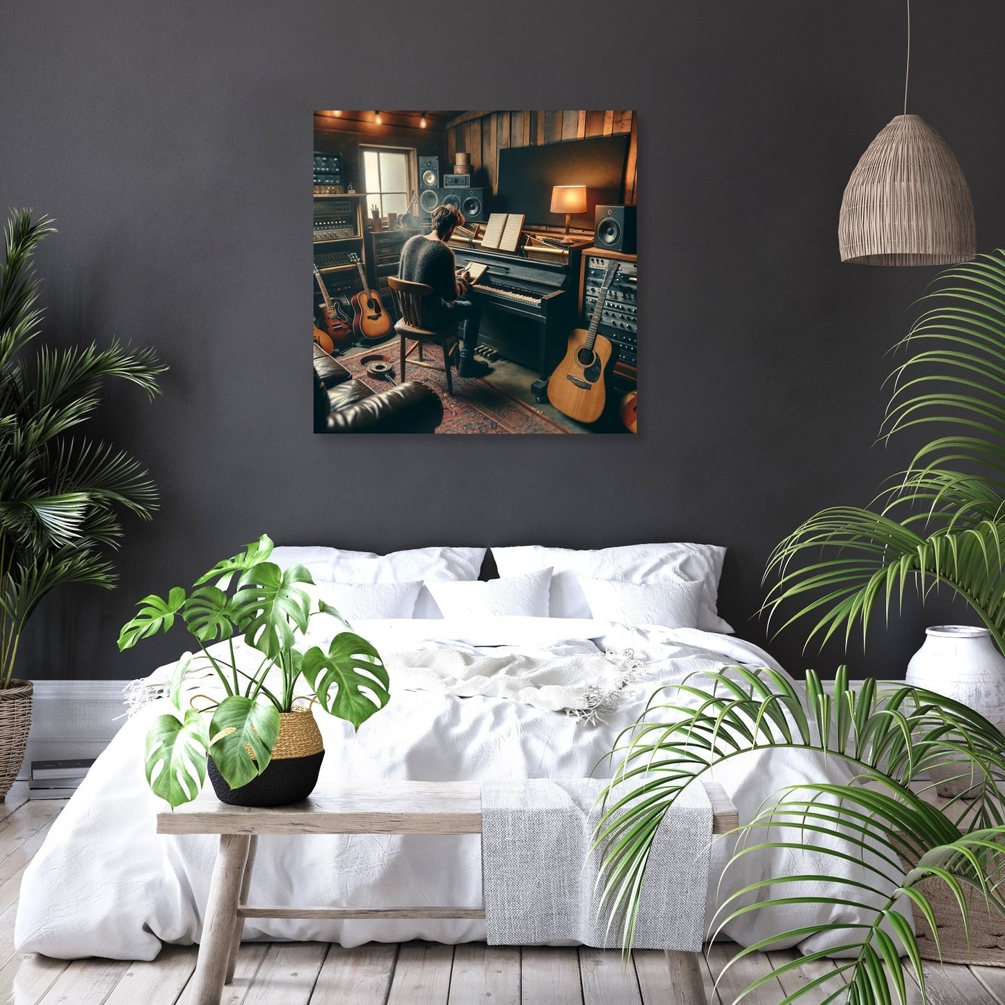 Recording Studio Inspiration Canvas