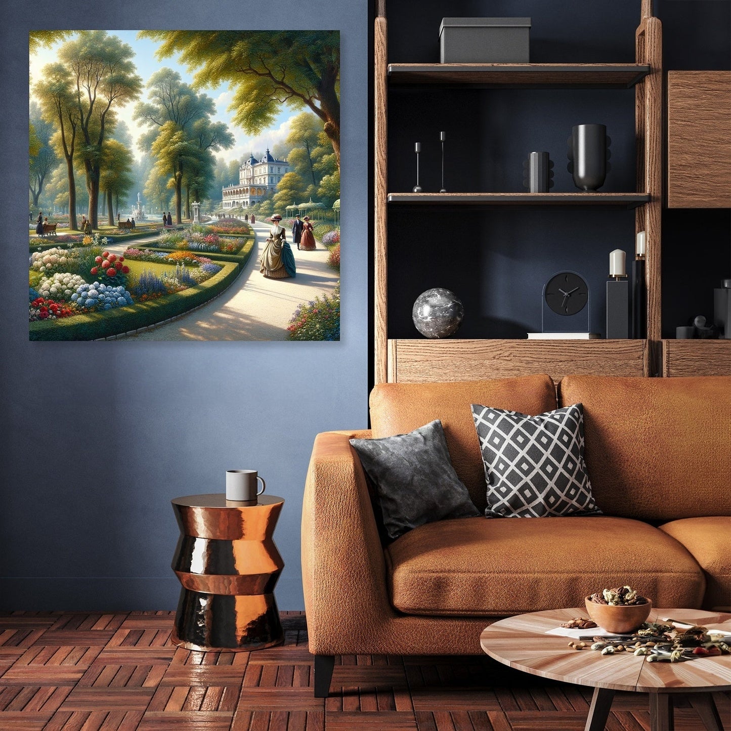 Springtime in Tivoli Park Canvas