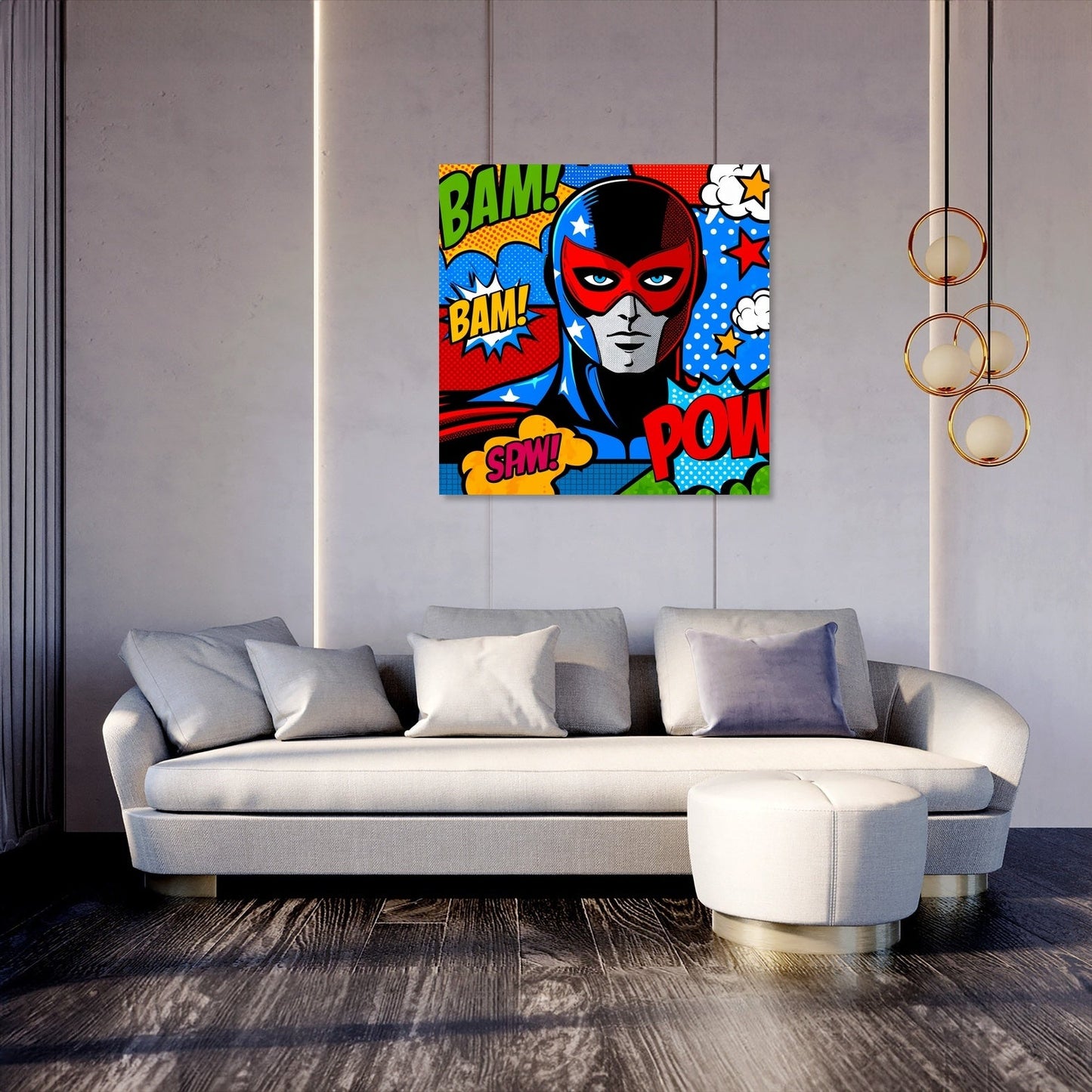 Heroic Action Canvas