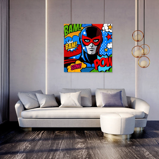Heroic Action Canvas