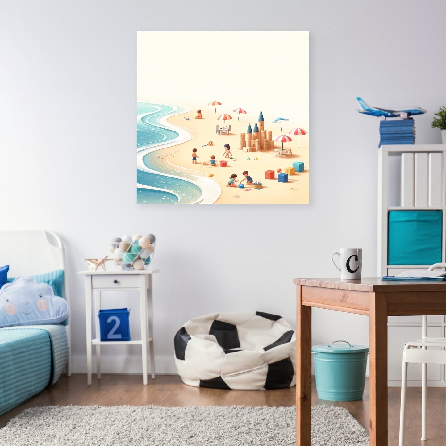 Beach Playtime Canvas