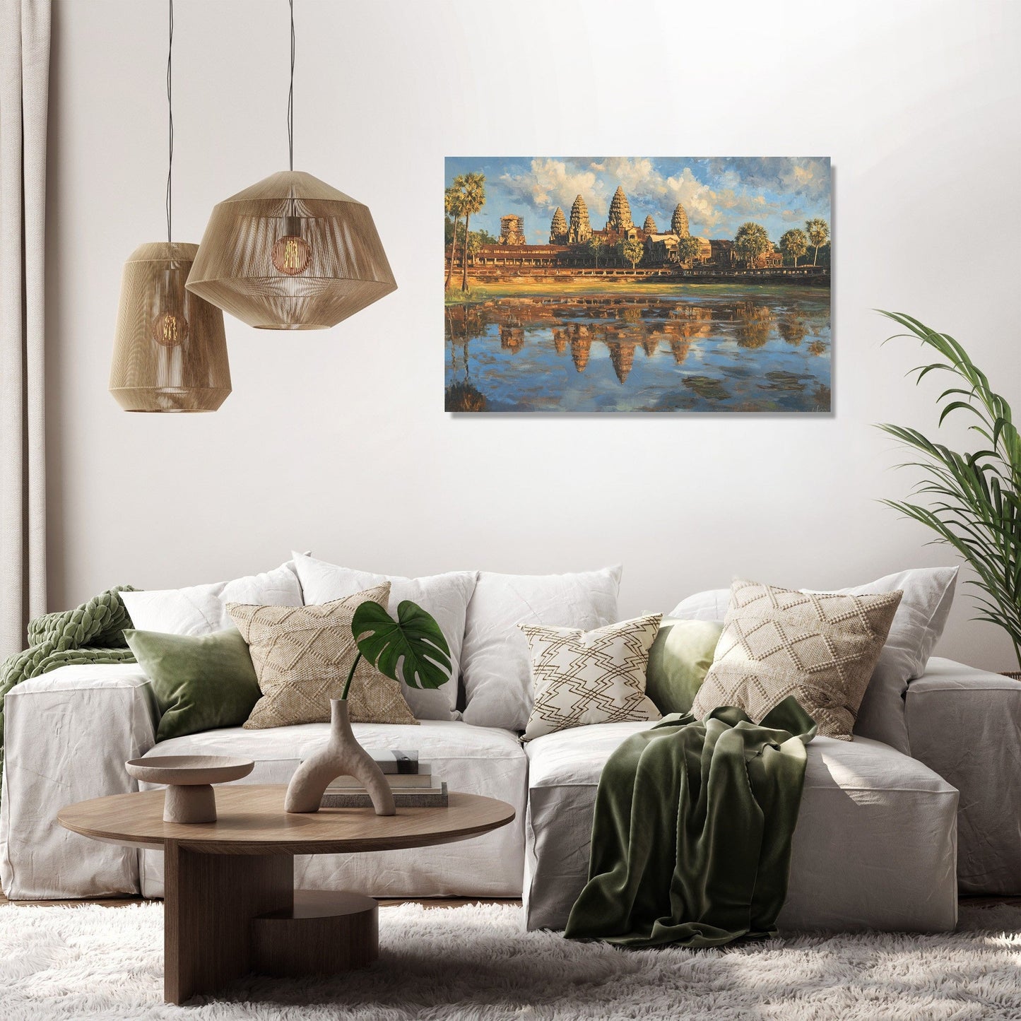 Angkor Dusk Canvas
