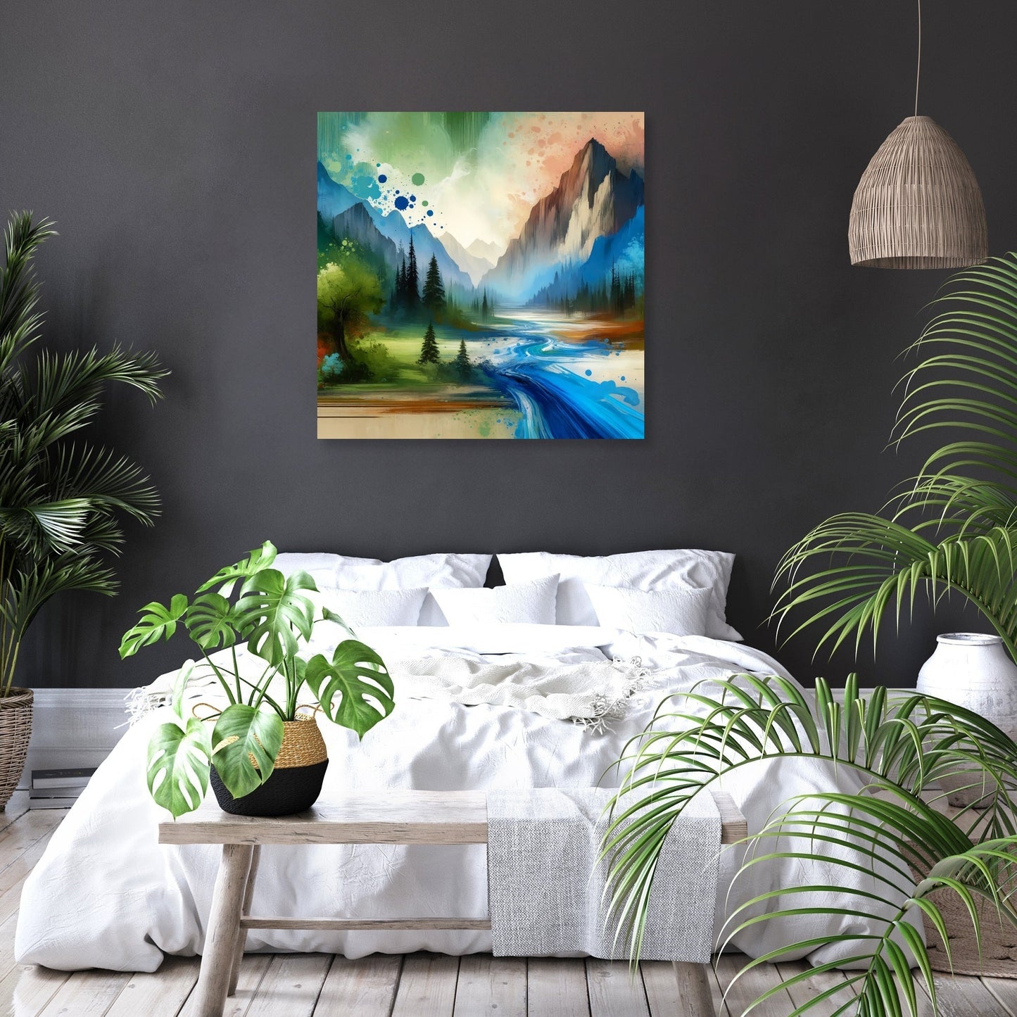 Tranquil Mountain Canvas