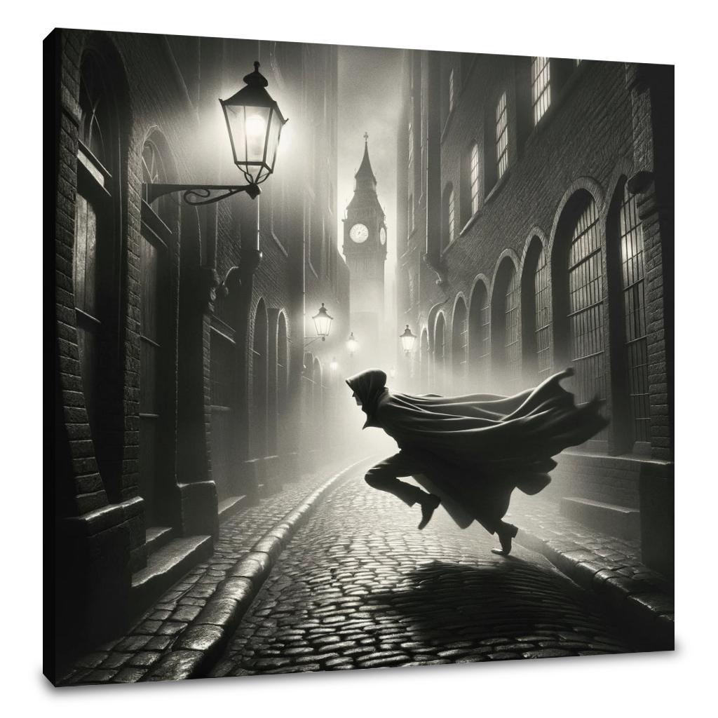 Chase Through the Shadows Canvas