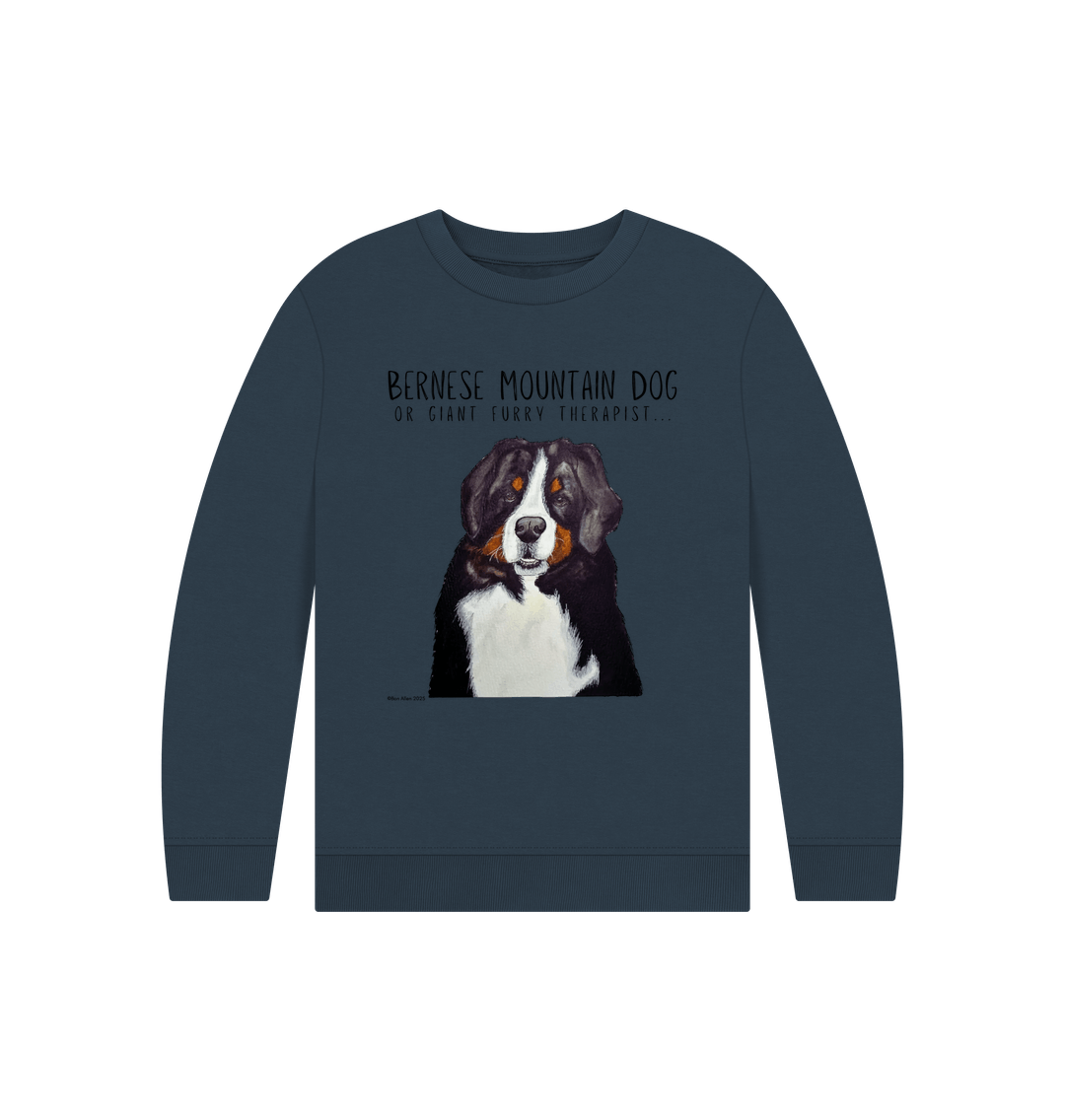 Bernese Mountain Dog Child's Sweatshirt – The Ultimate Giant Furry Therapist!