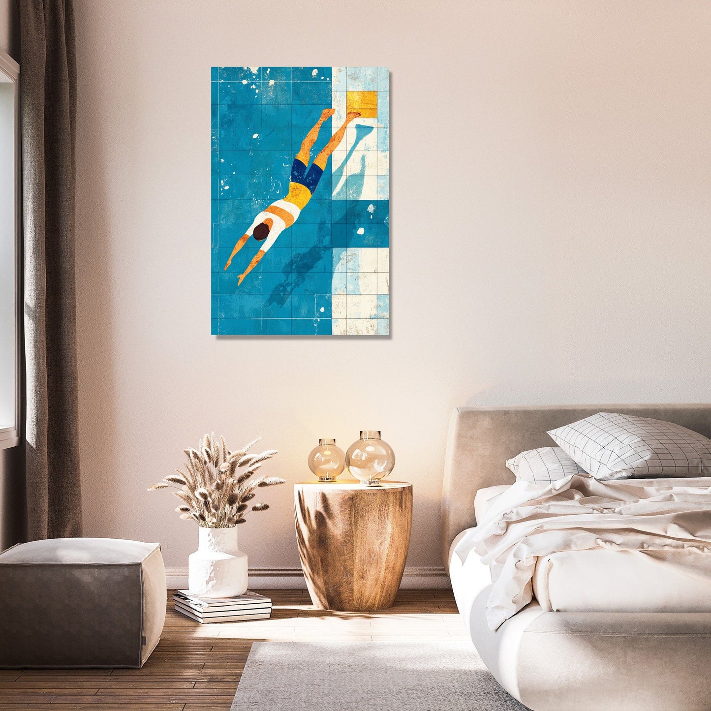 Diver's Descent Canvas