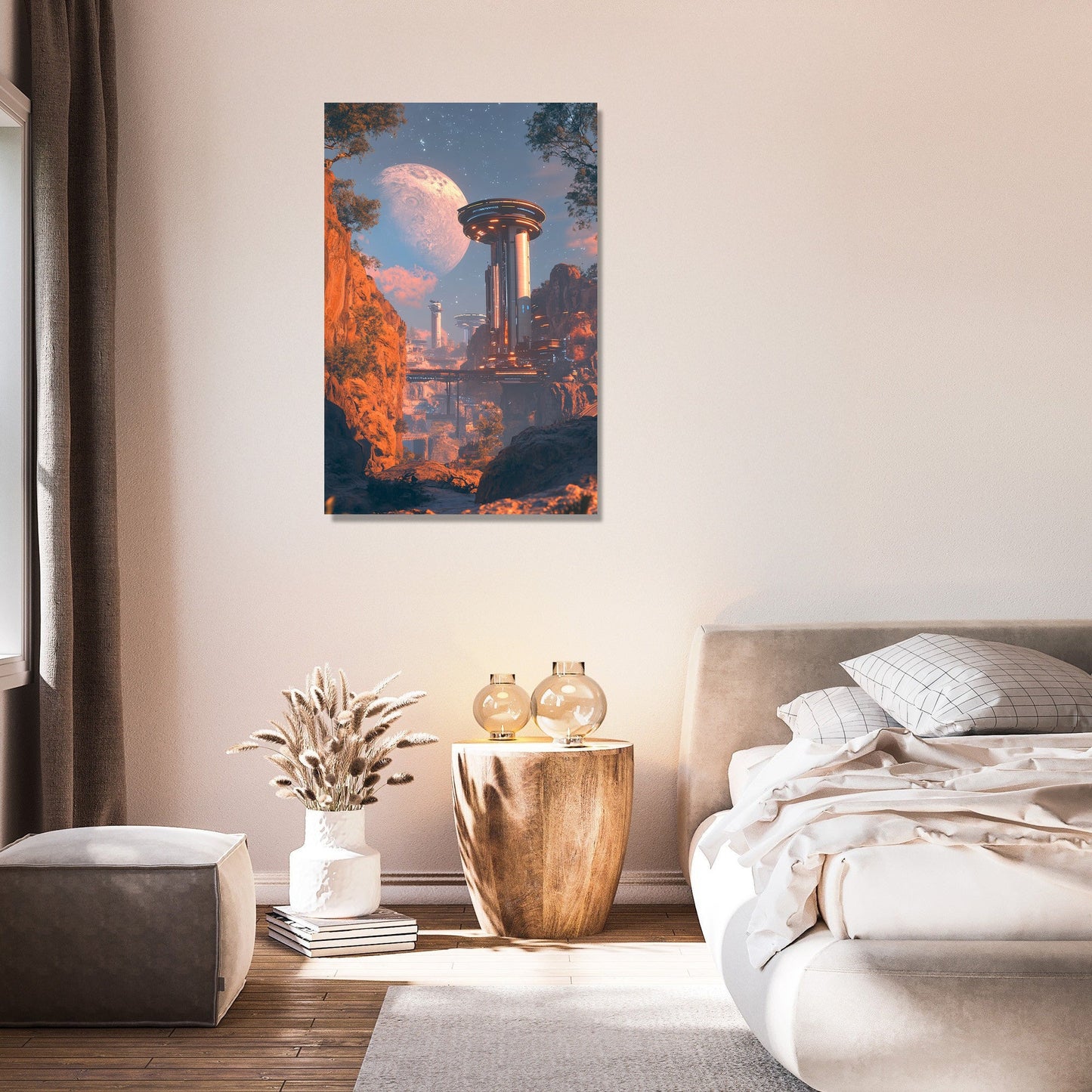 Futuristic Colony Canvas