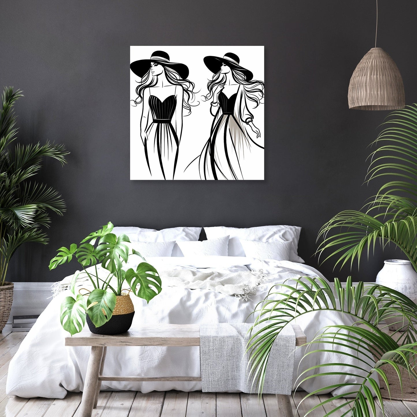 Elegant Silhouette Canvas
