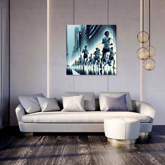 Midnight Marathon Canvas