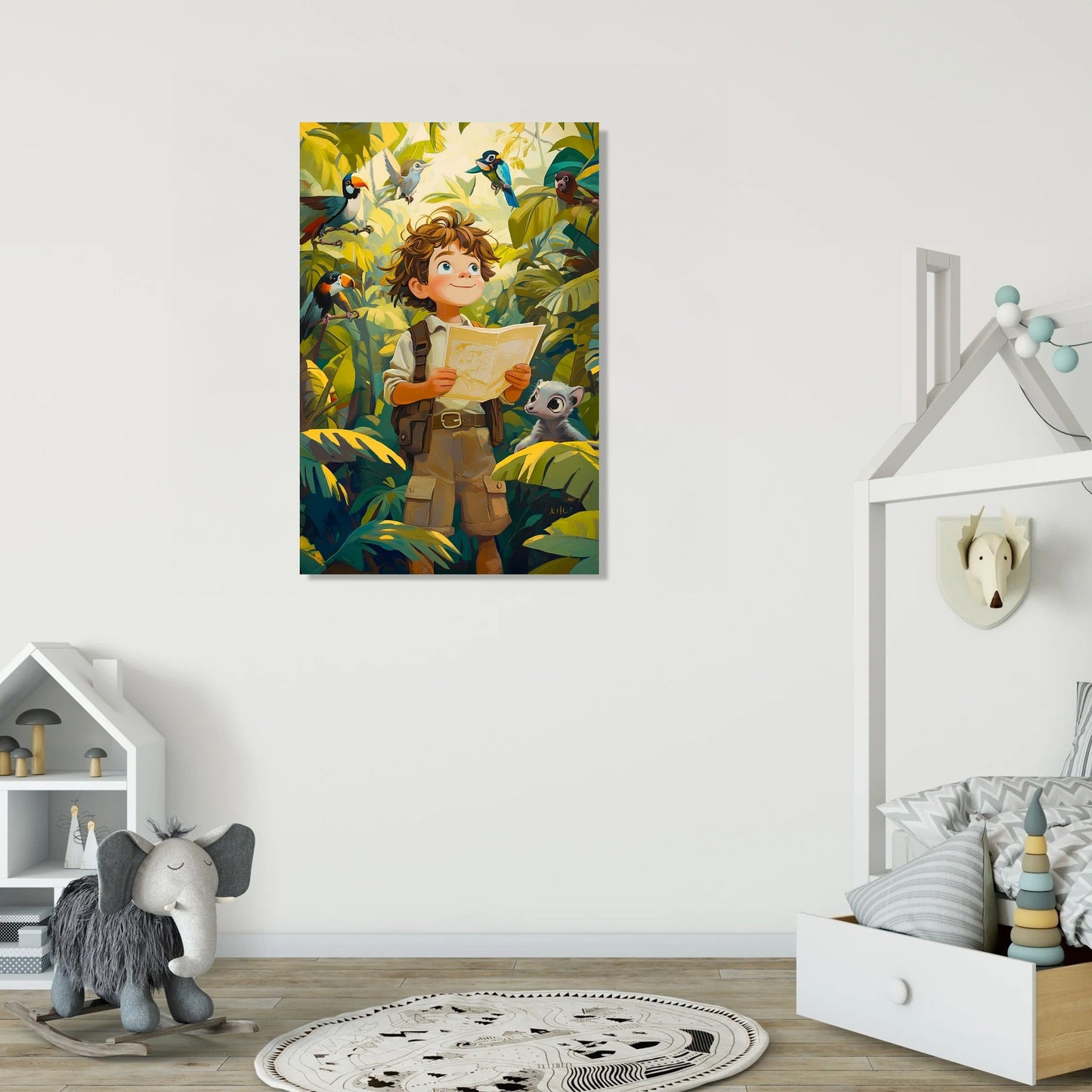 Jungle Explorer's Dream Canvas