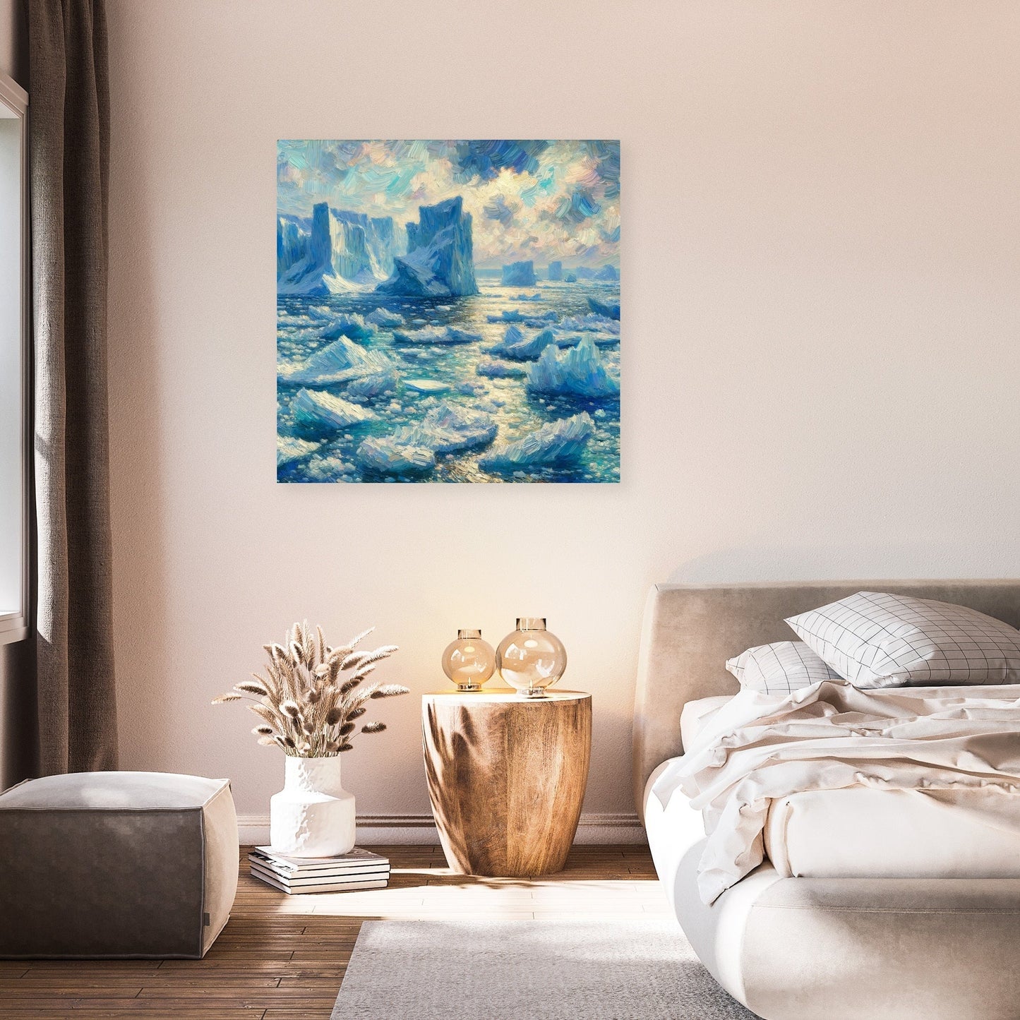 Frozen Ocean Canvas