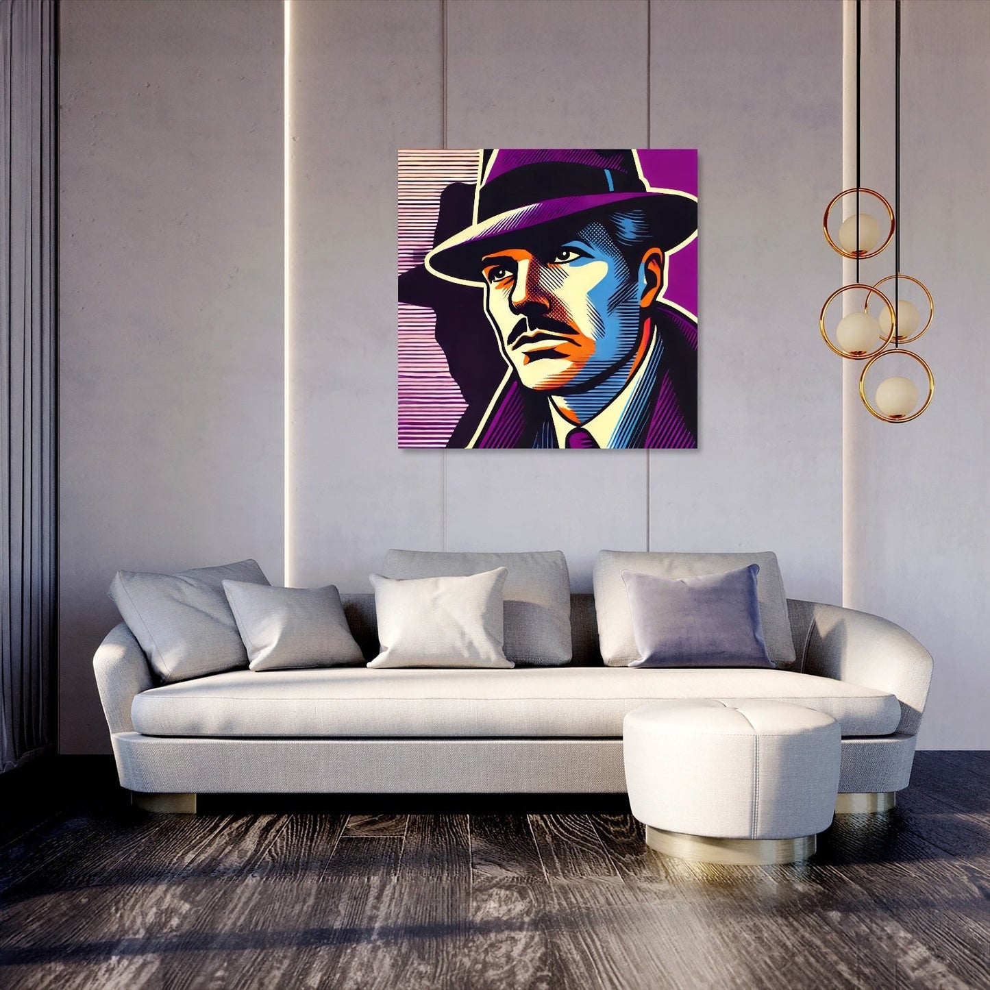 Noir Gaze Canvas