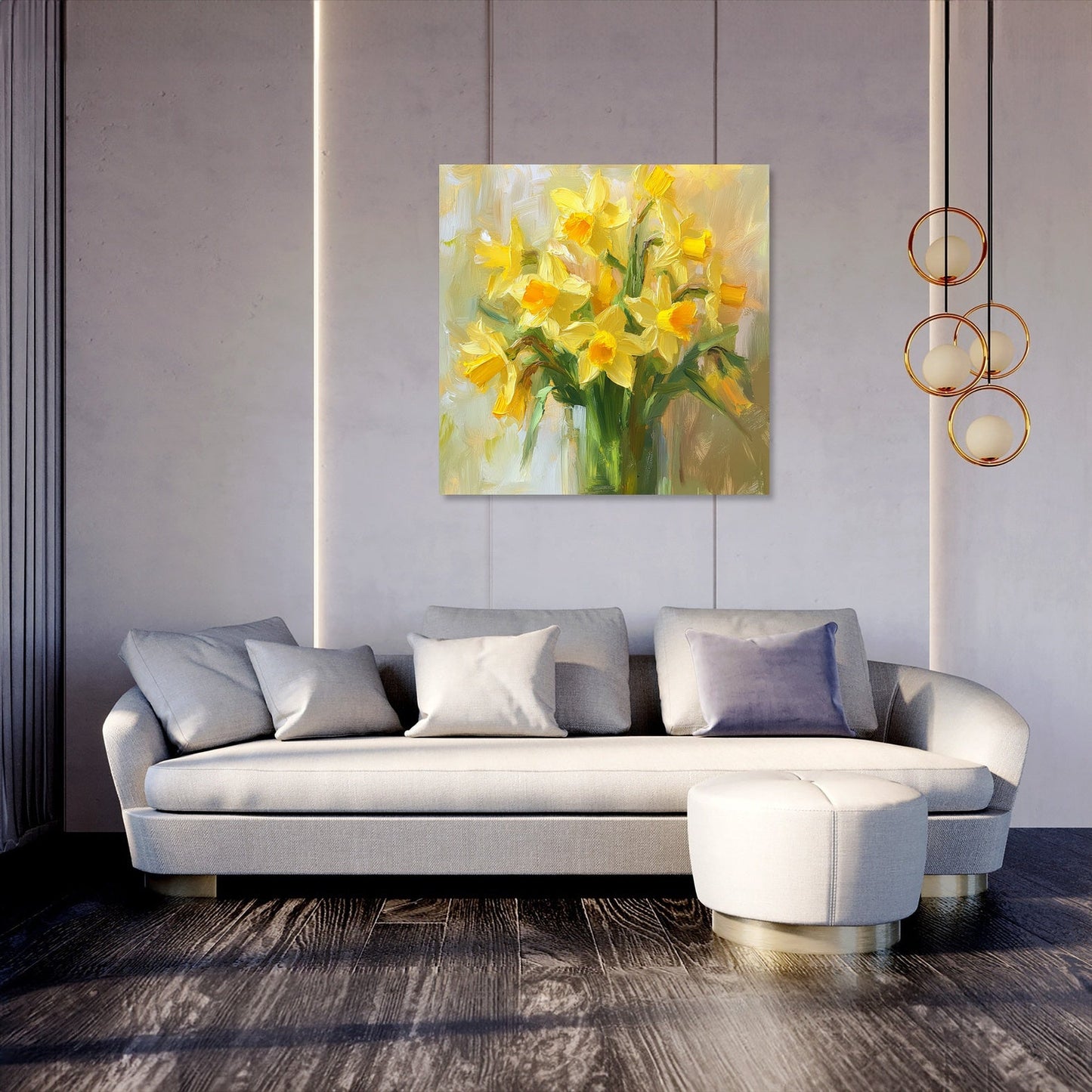 Daffodil Harmony Canvas