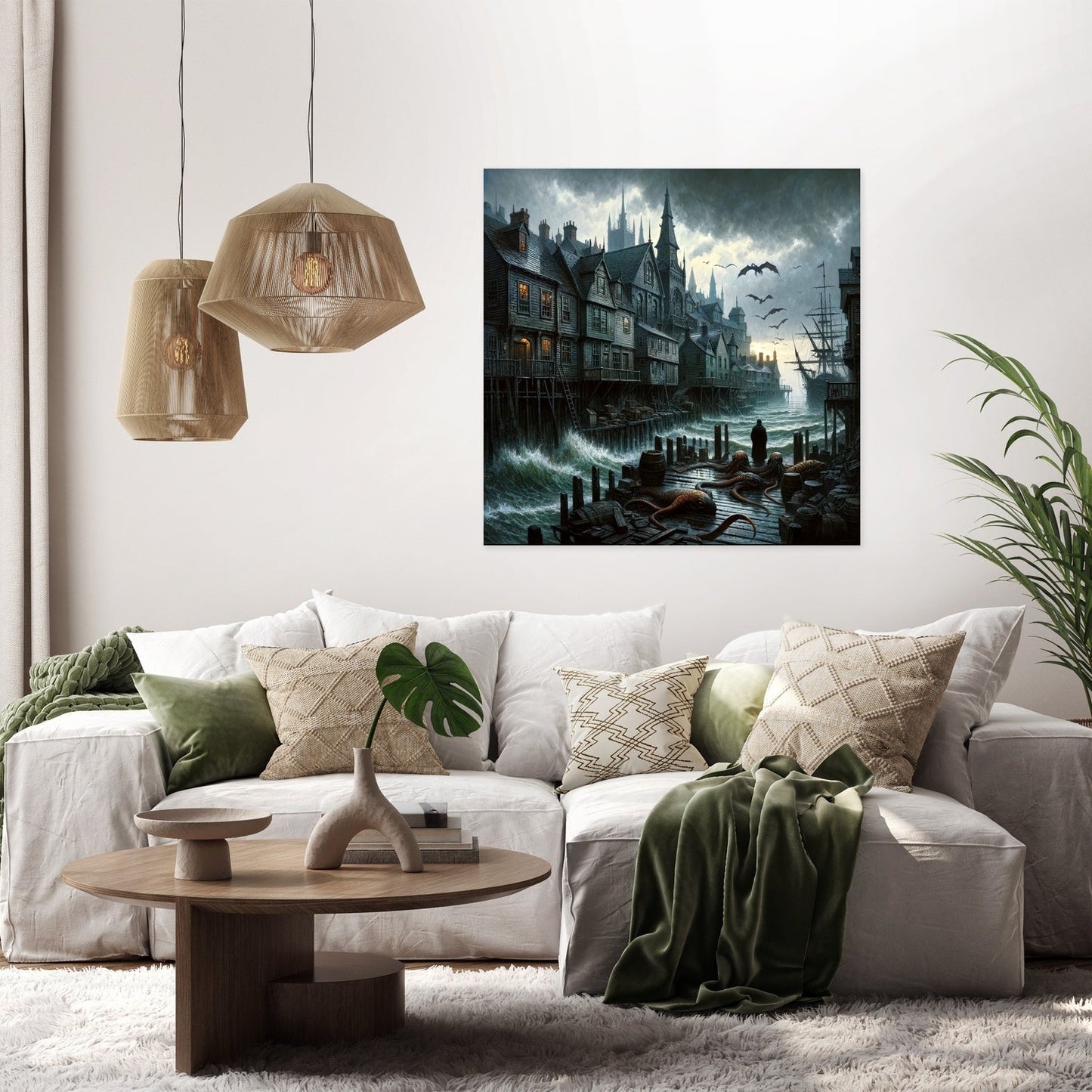 The Shadow Over Innsmouth Canvas