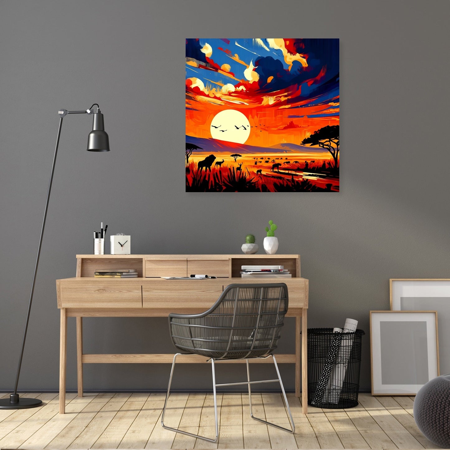 Serengeti Sunrise Canvas