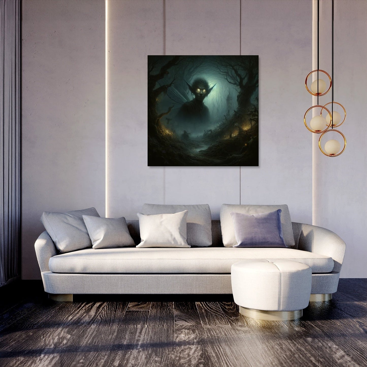 Fogbound Unseelie Canvas