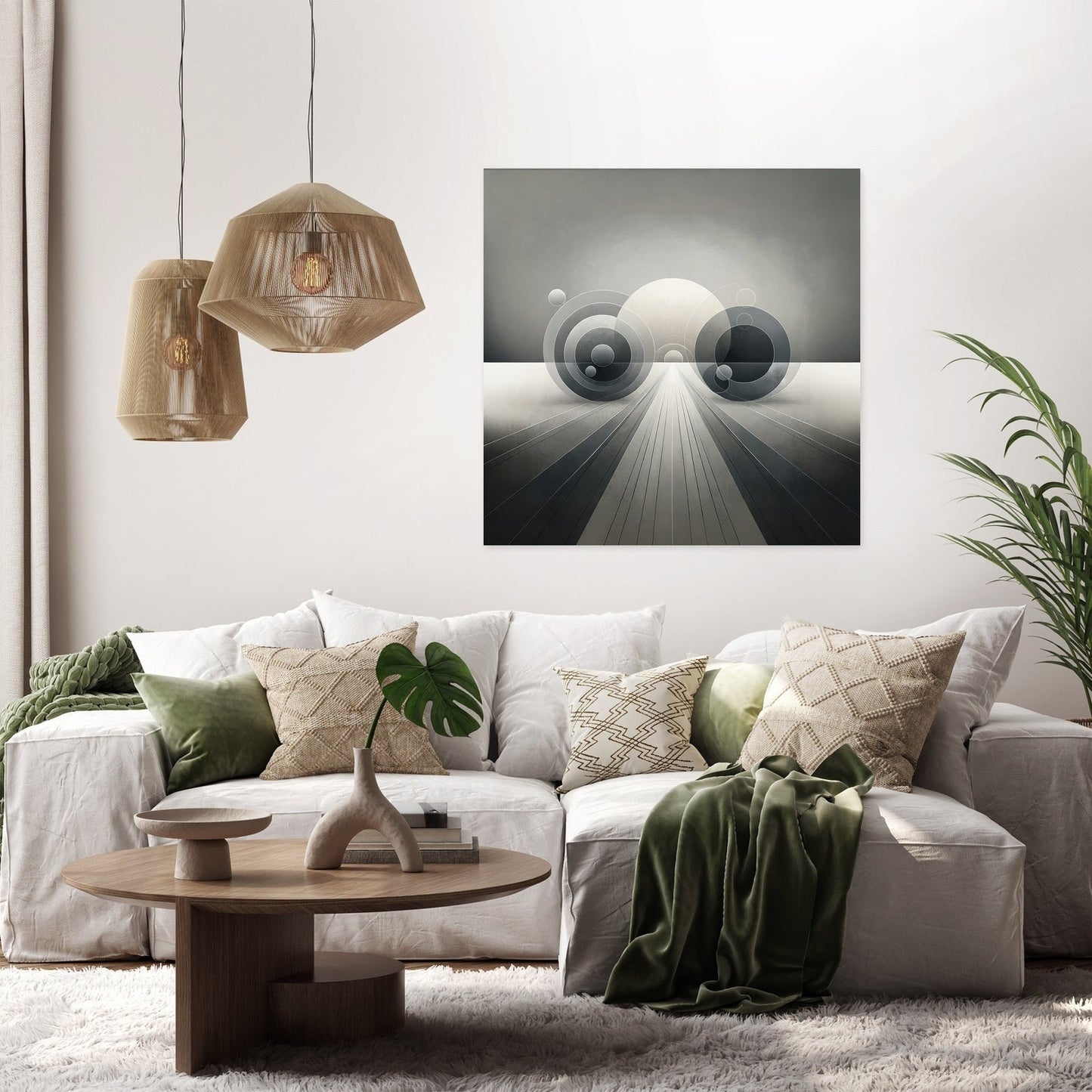 Grey Harmony Canvas