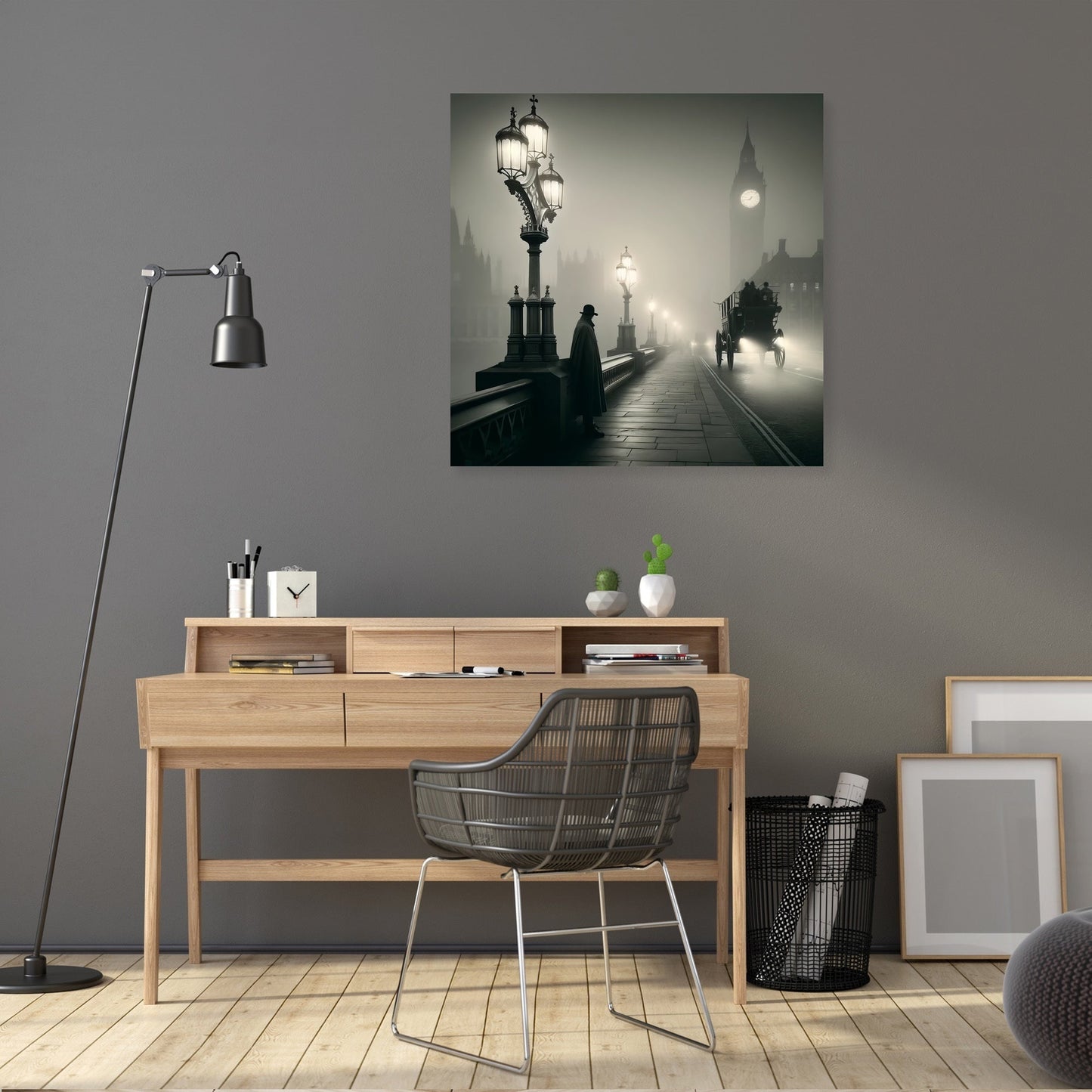 Misty Dawn on Westminster Canvas