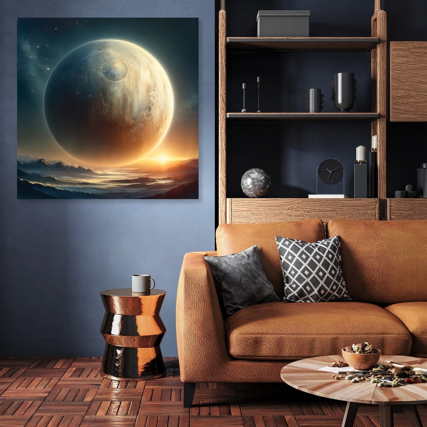 Planetary Dawn Canvas