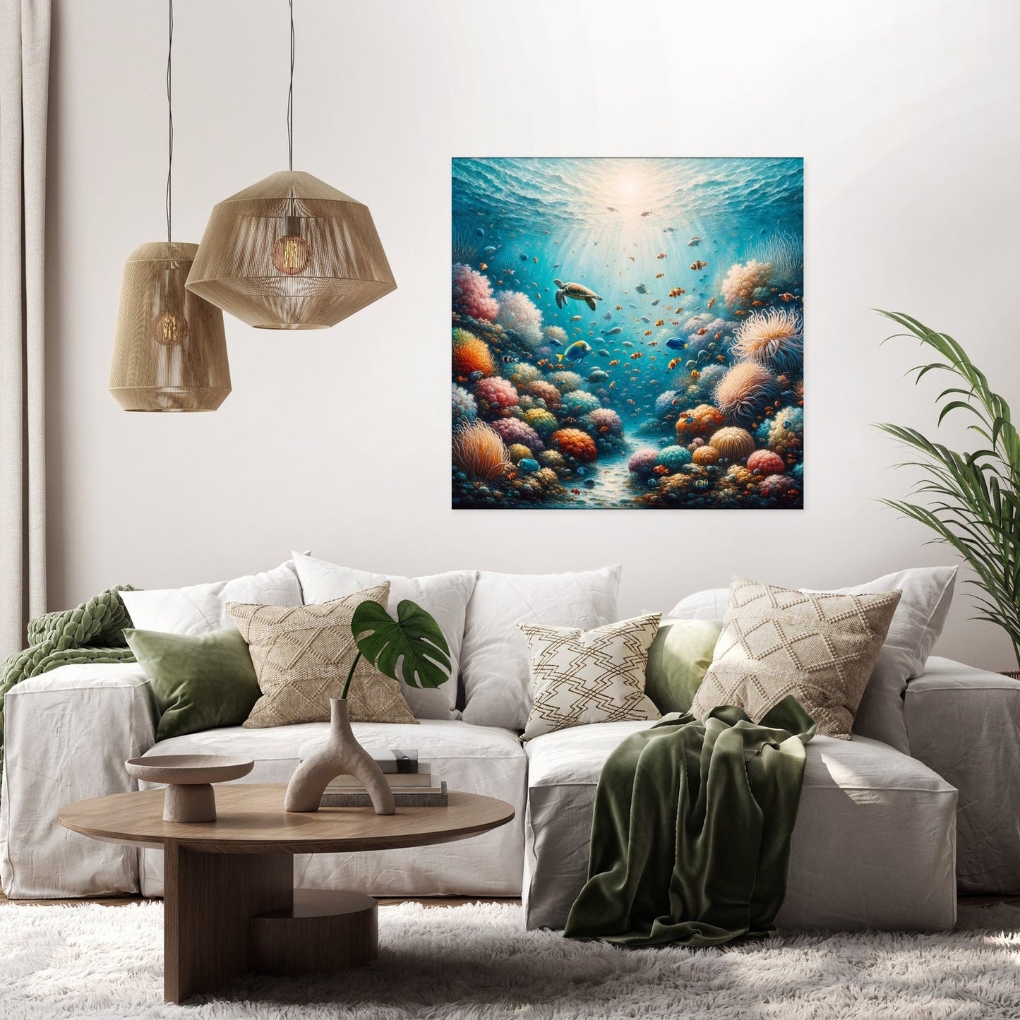 Ocean Depths Art Canvas