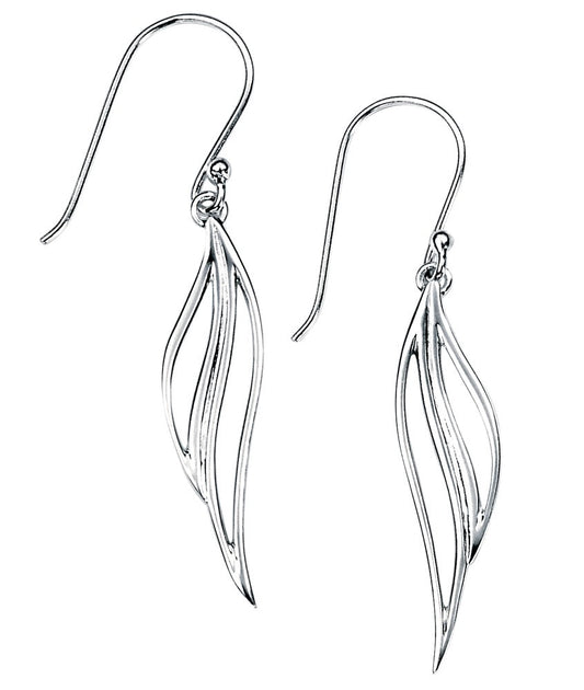 Beginnings Open Leaf Drop Earrings