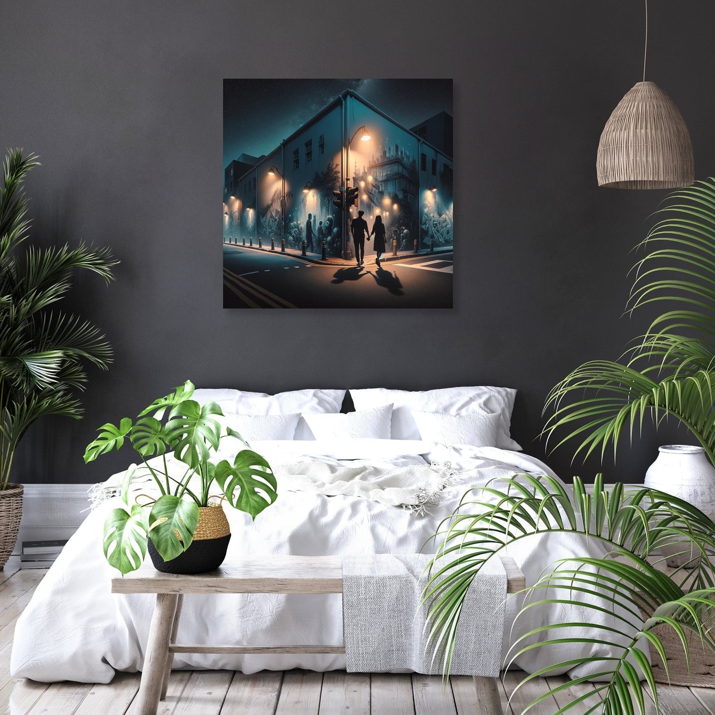 Midnight Mural Walk Canvas