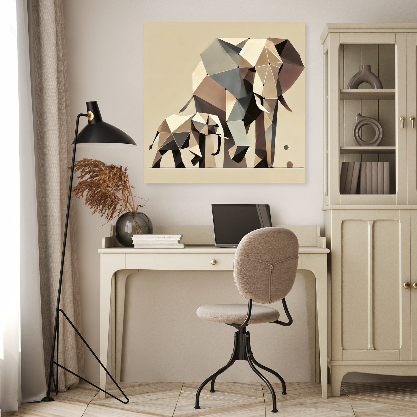 Elephant Duo Canvas