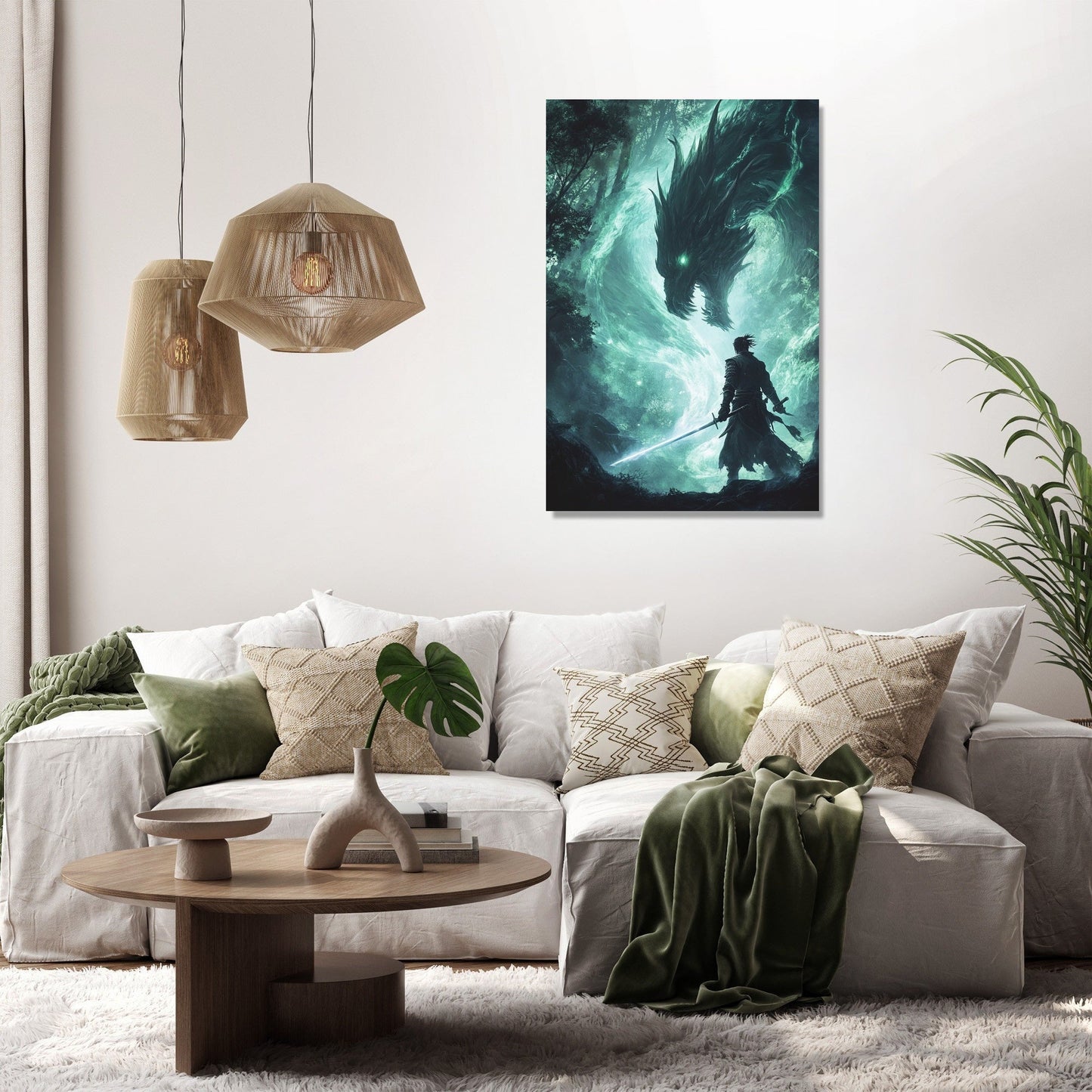 Mystic Duel Forest Canvas