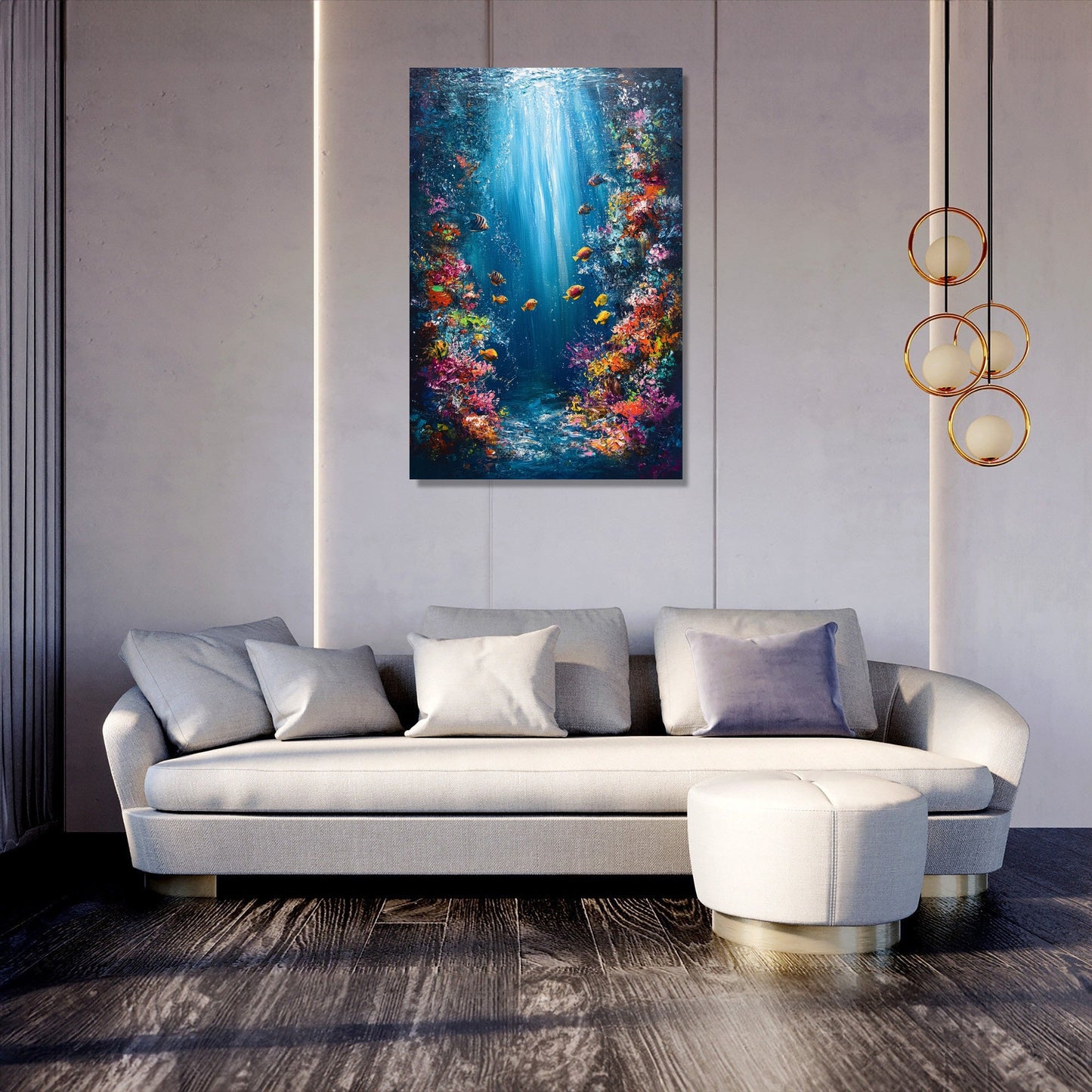 Vibrant Reefs Canvas