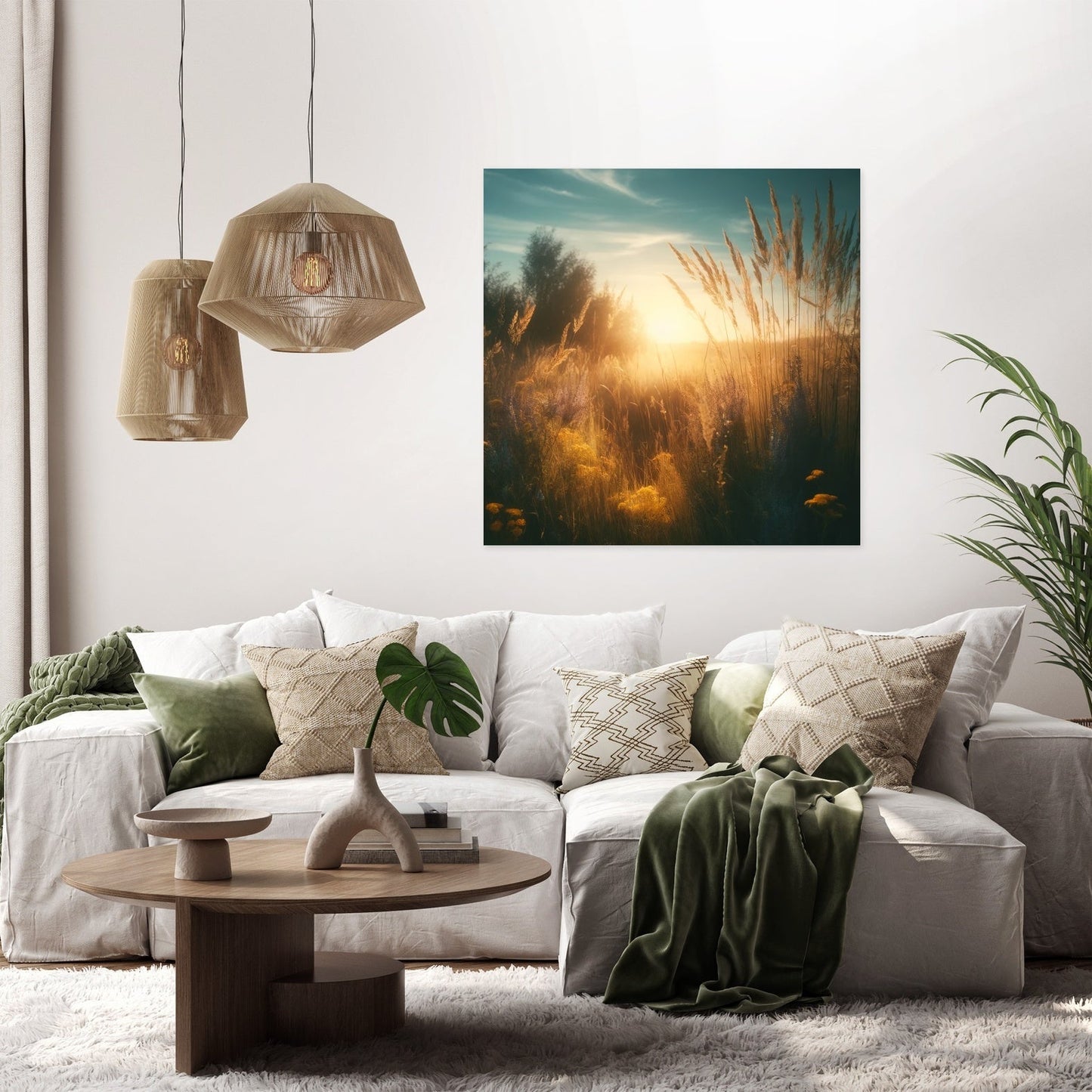Sunlit Tranquillity Canvas