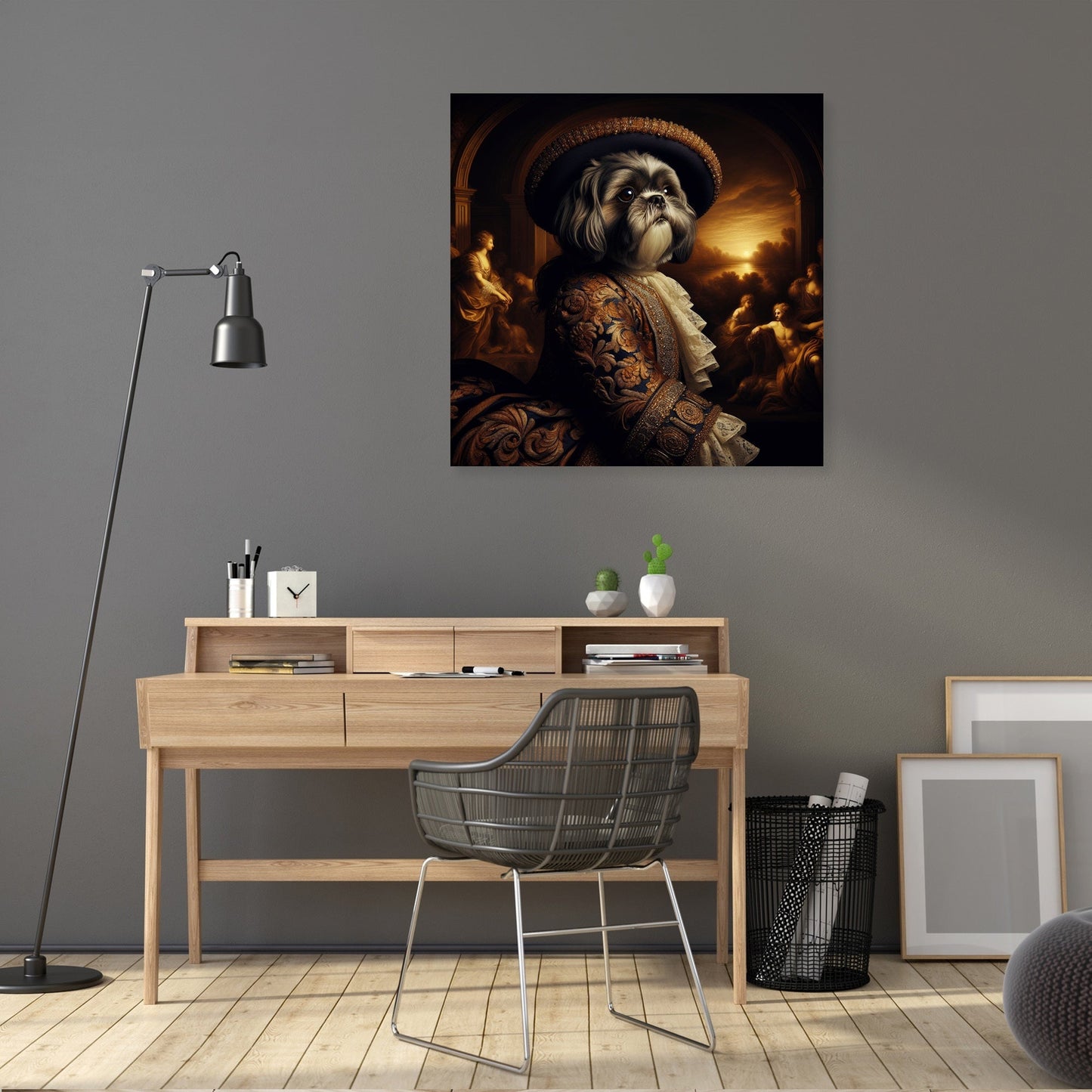 Baroque Shih Tzu Majesty Canvas
