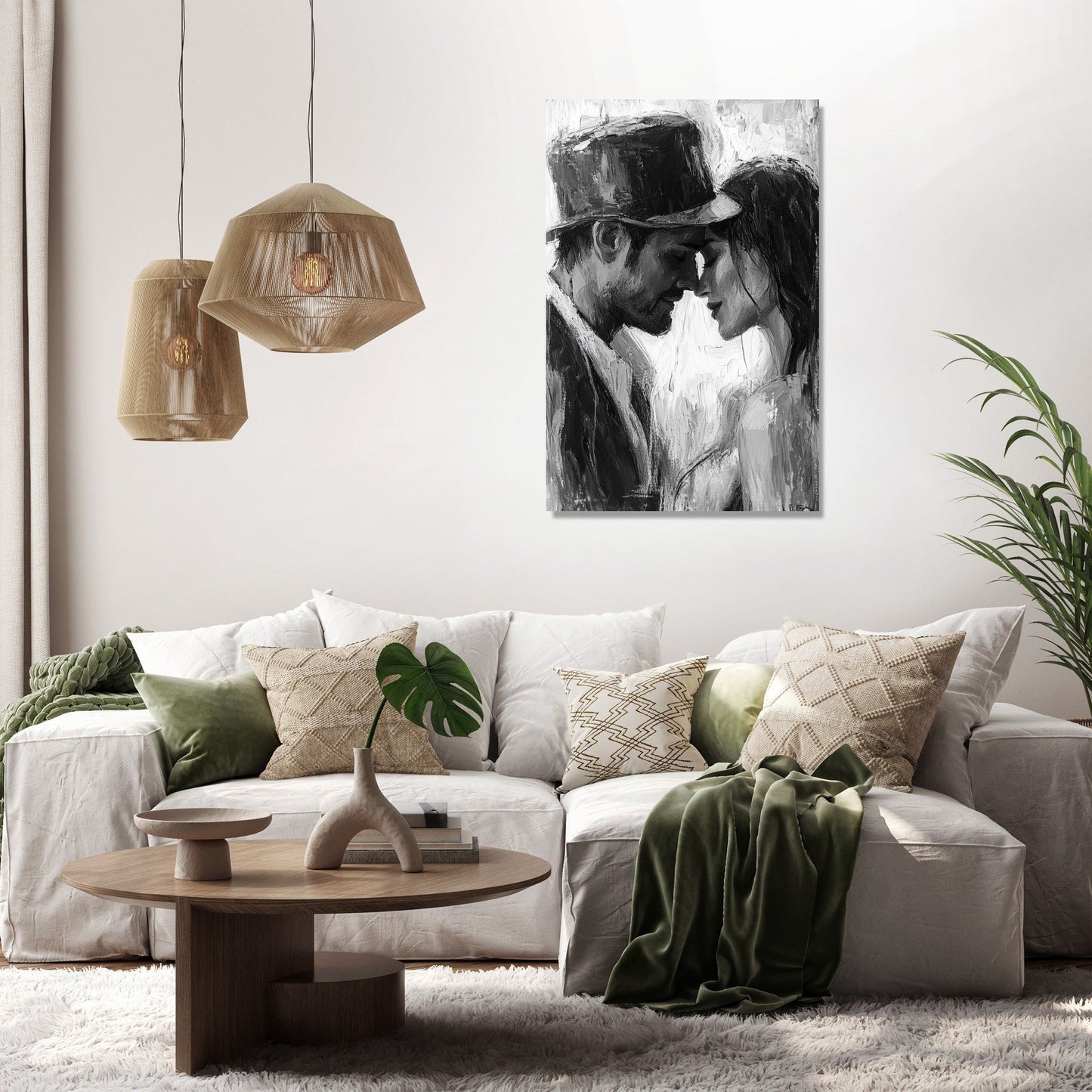 Lovers' Gaze Canvas