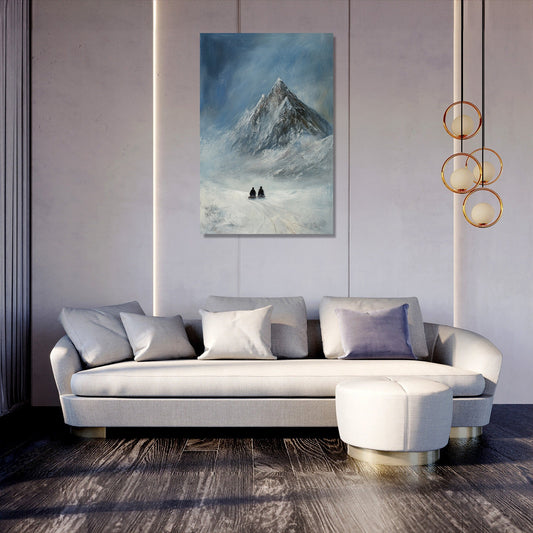 Sledging Adventure Canvas