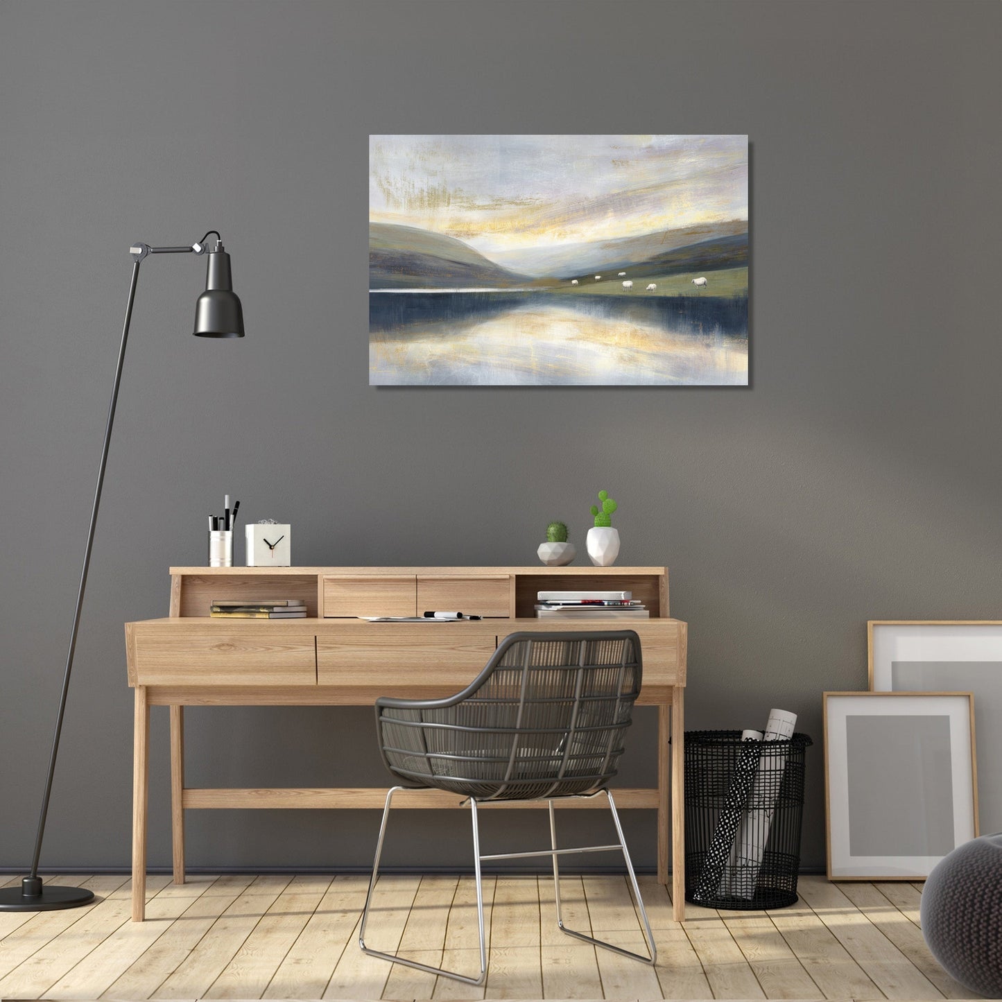 Malham Tarn Reflection Canvas