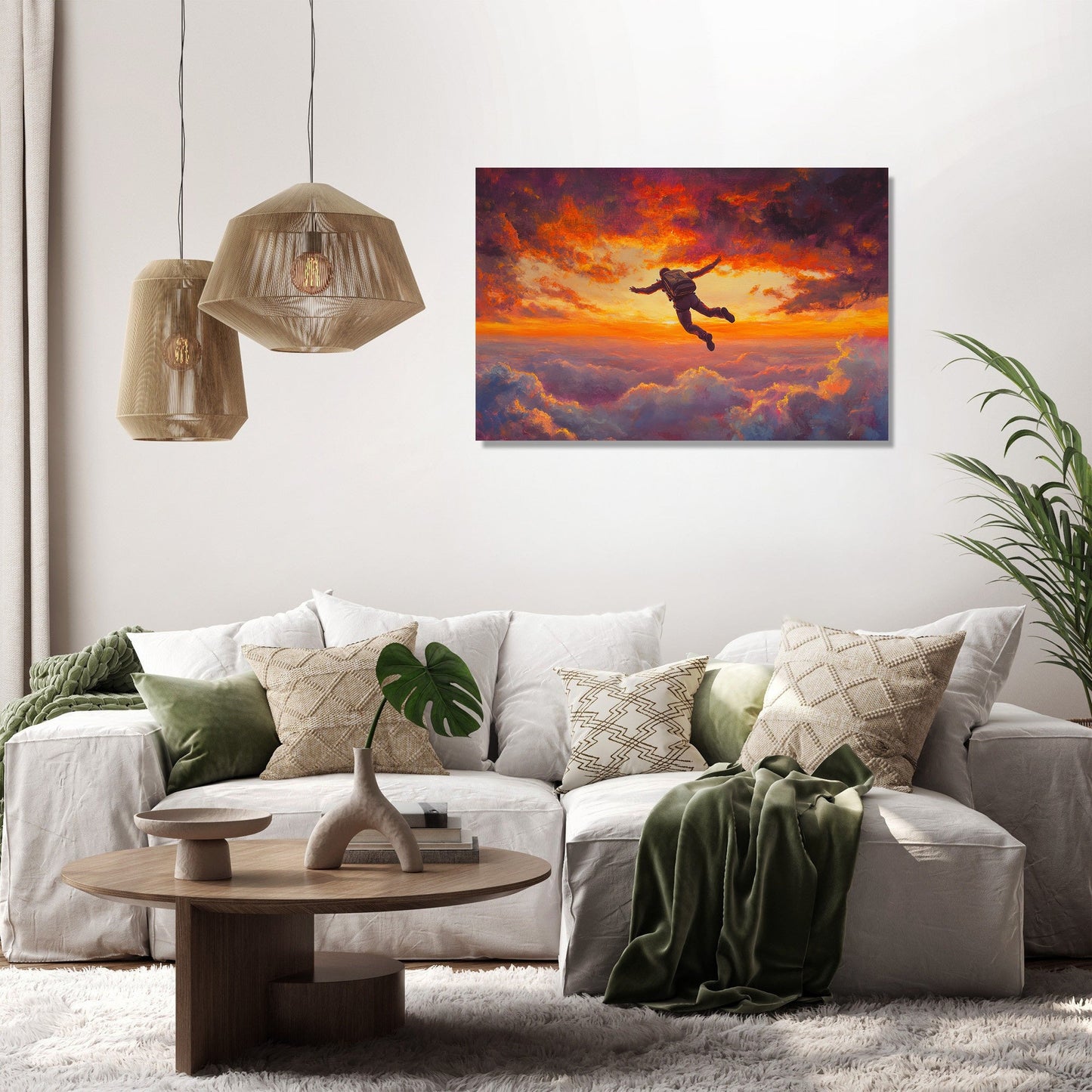 Skydiver’s Dawn Canvas