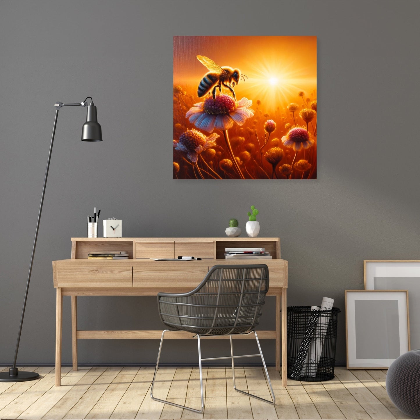 Sunset Journey Bee Canvas