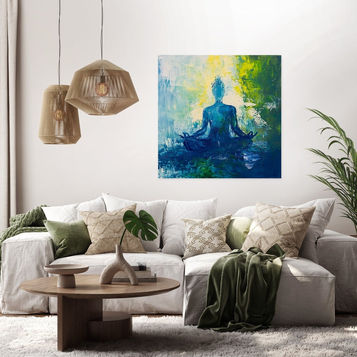 Mindfulness Meditative Canvas