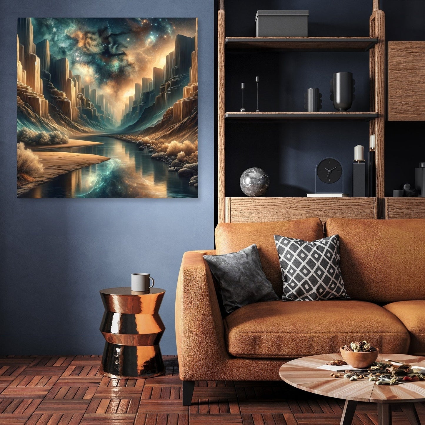 Cosmic Canyon Canvas