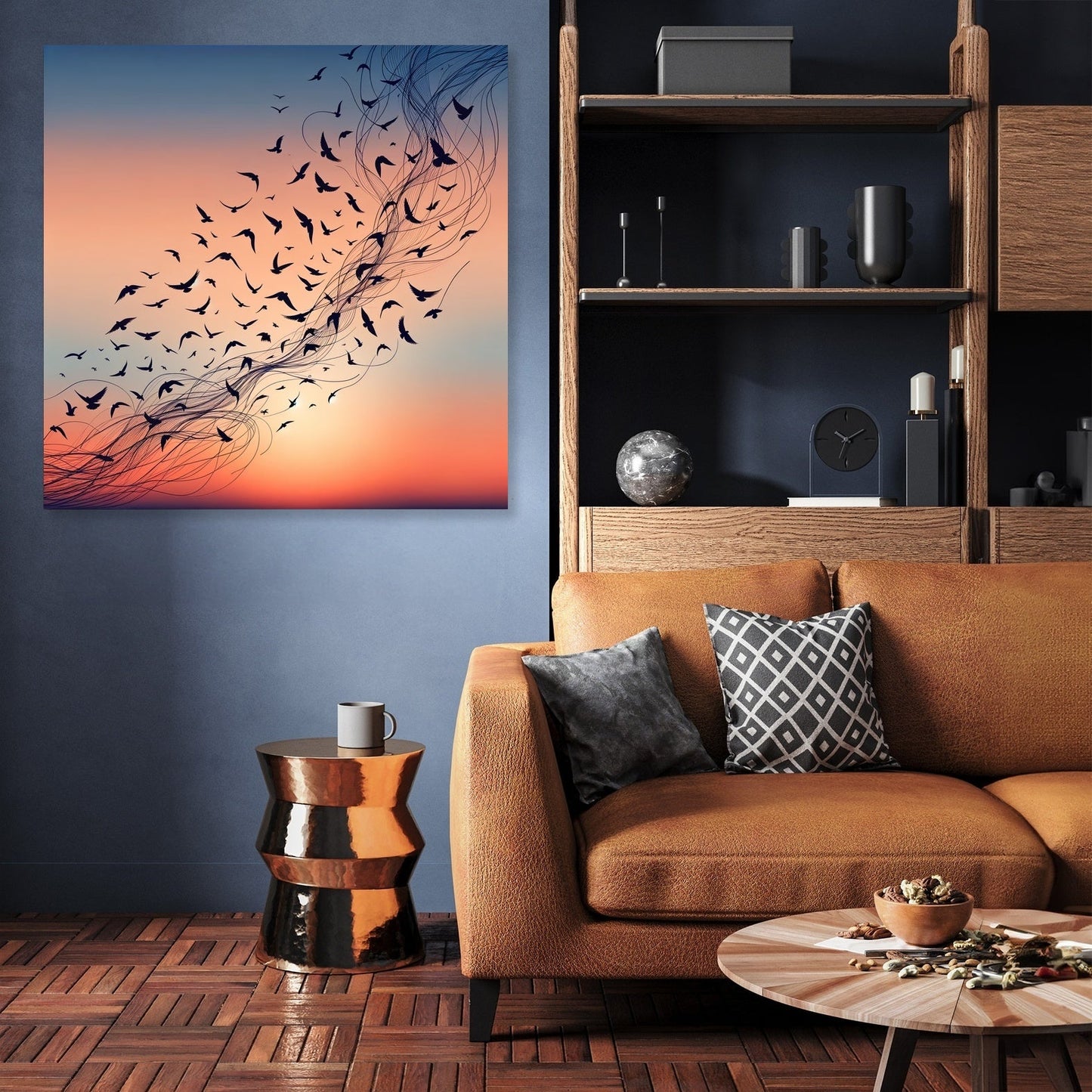 Twilight Avian Ballet Canvas