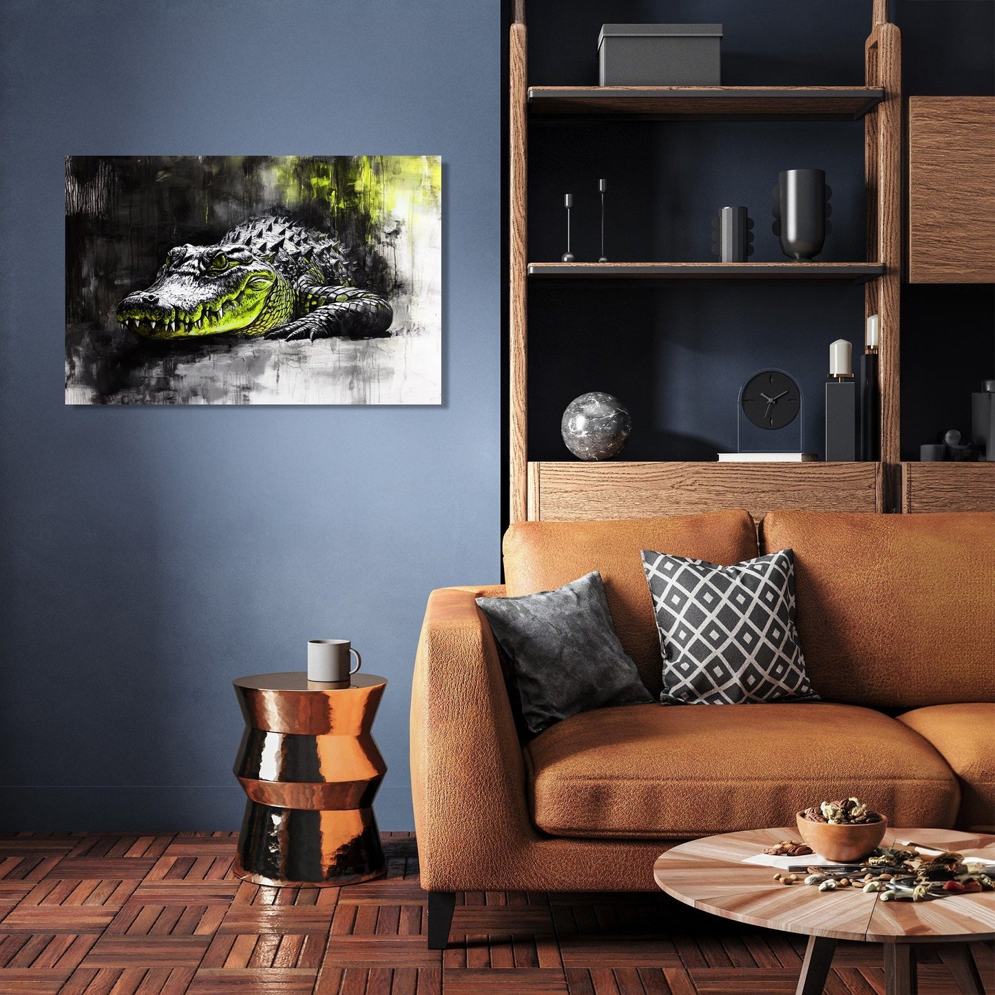 Crocodile's Solitude Canvas